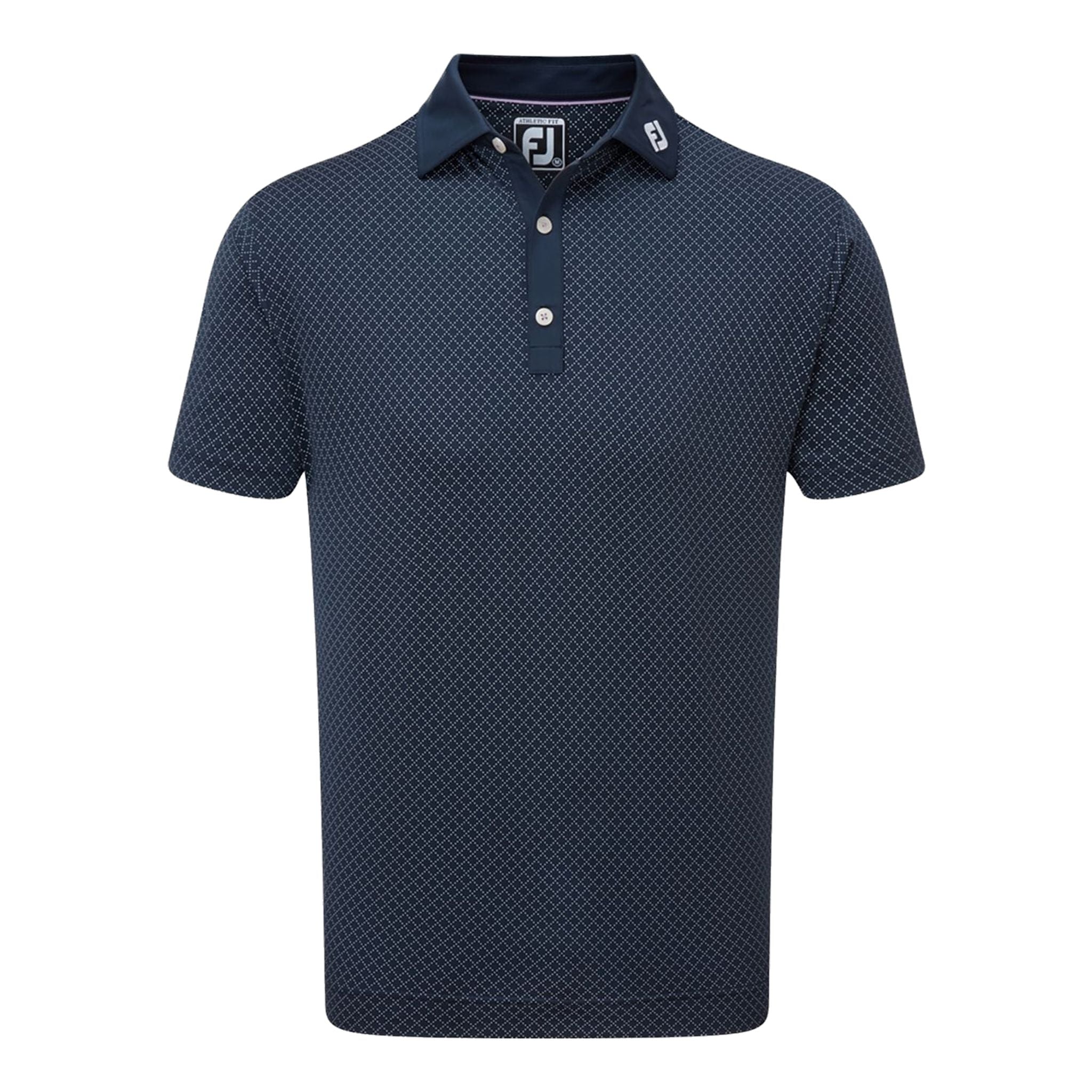 Polo Footjoy Lisle à imprimé diamant pour homme