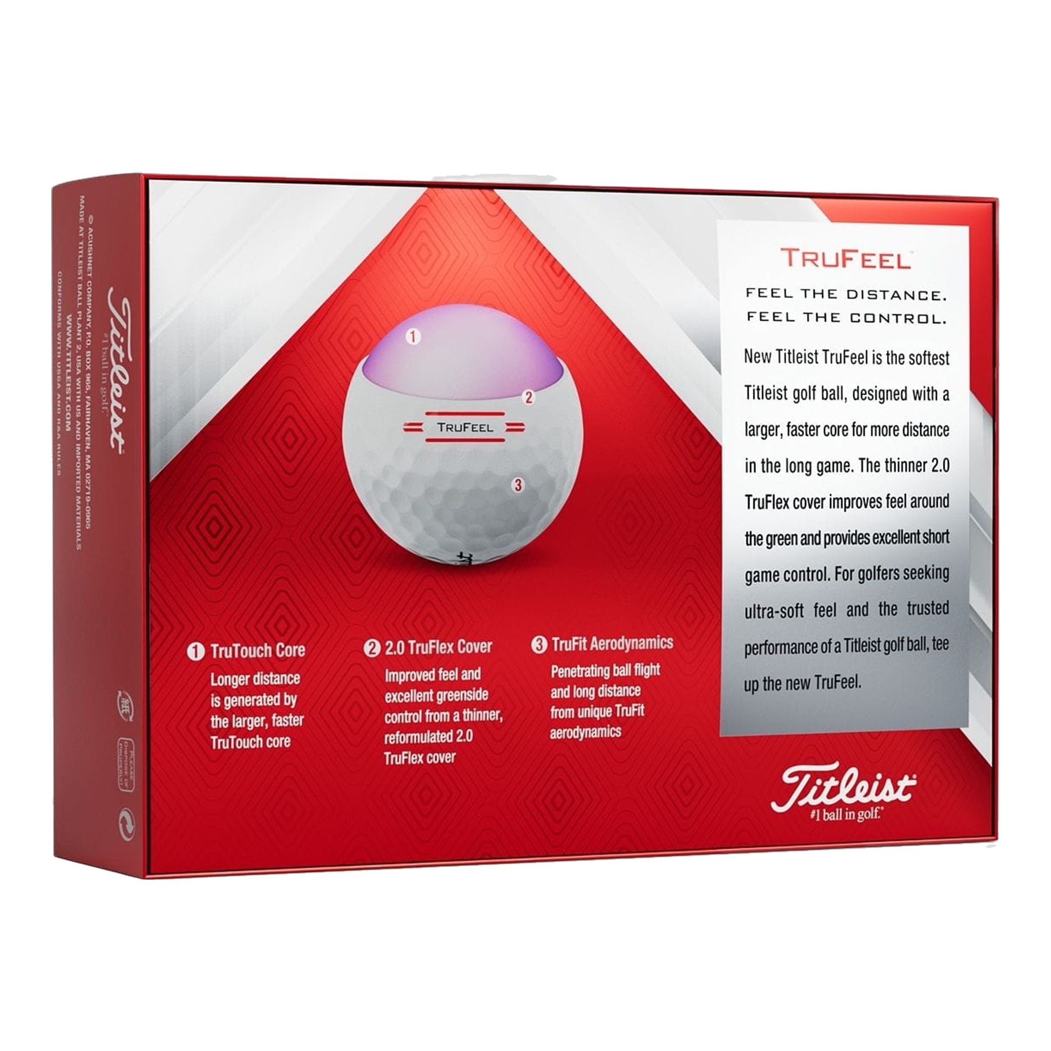 Balles de golf Titleist TruFeel 2022
