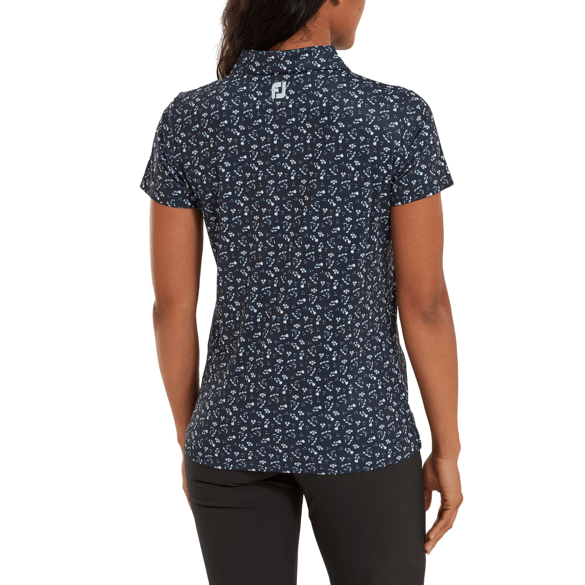 Polo Footjoy à imprimé floral pour femme