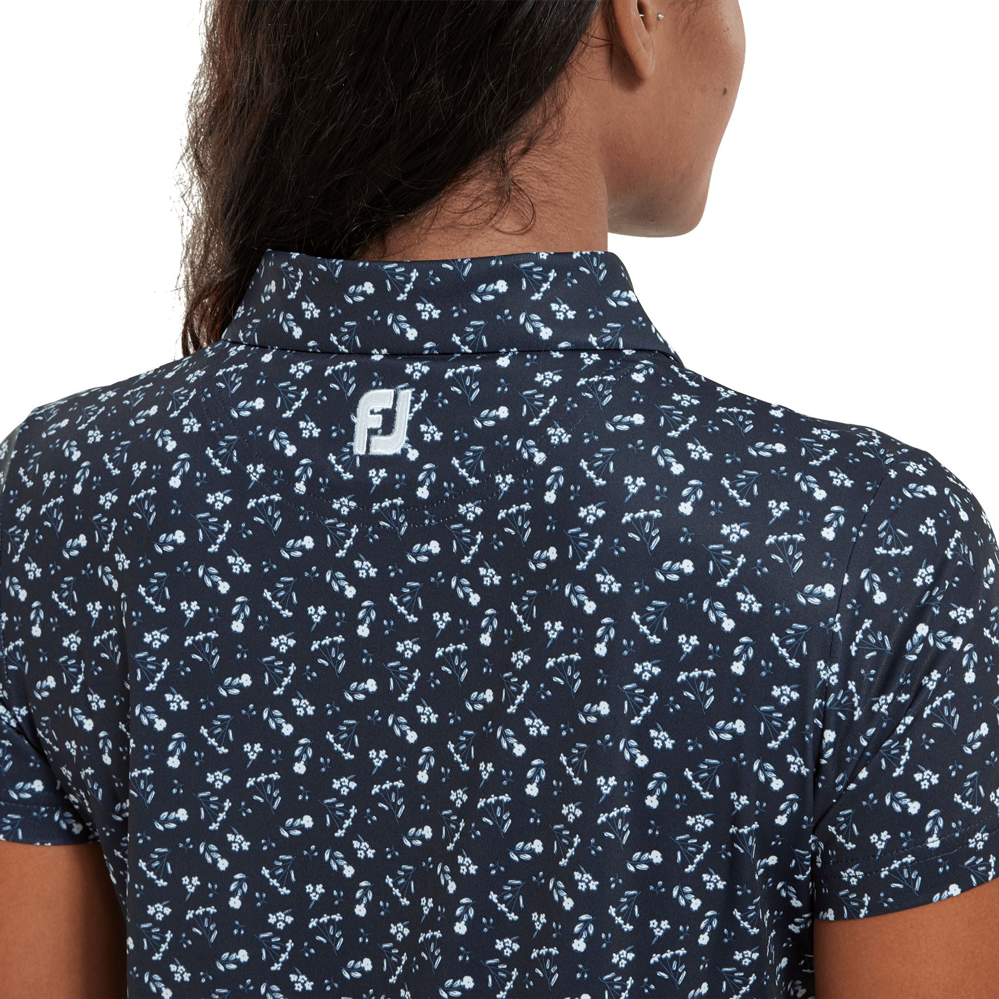 Polo Footjoy à imprimé floral pour femme