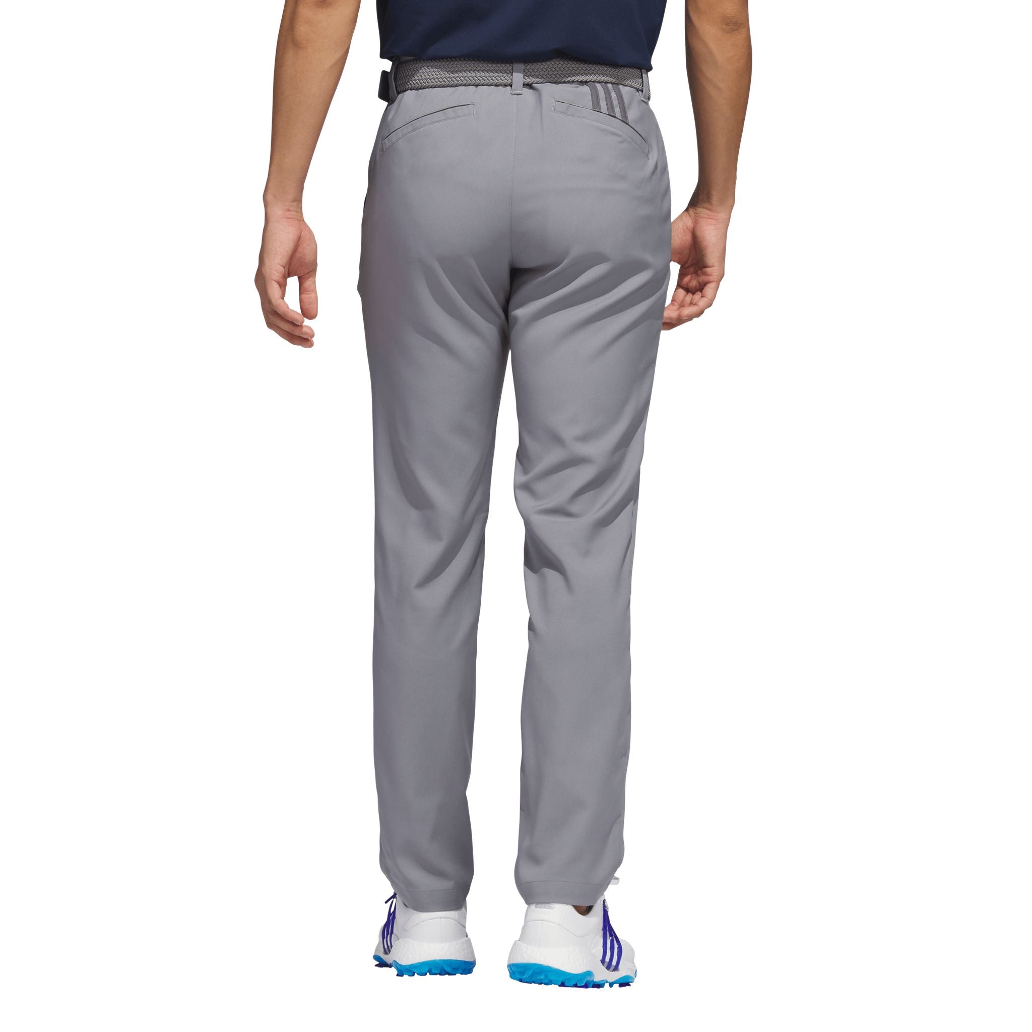 Pantalon de golf Adidas 3 bandes coupe fuselée pour homme