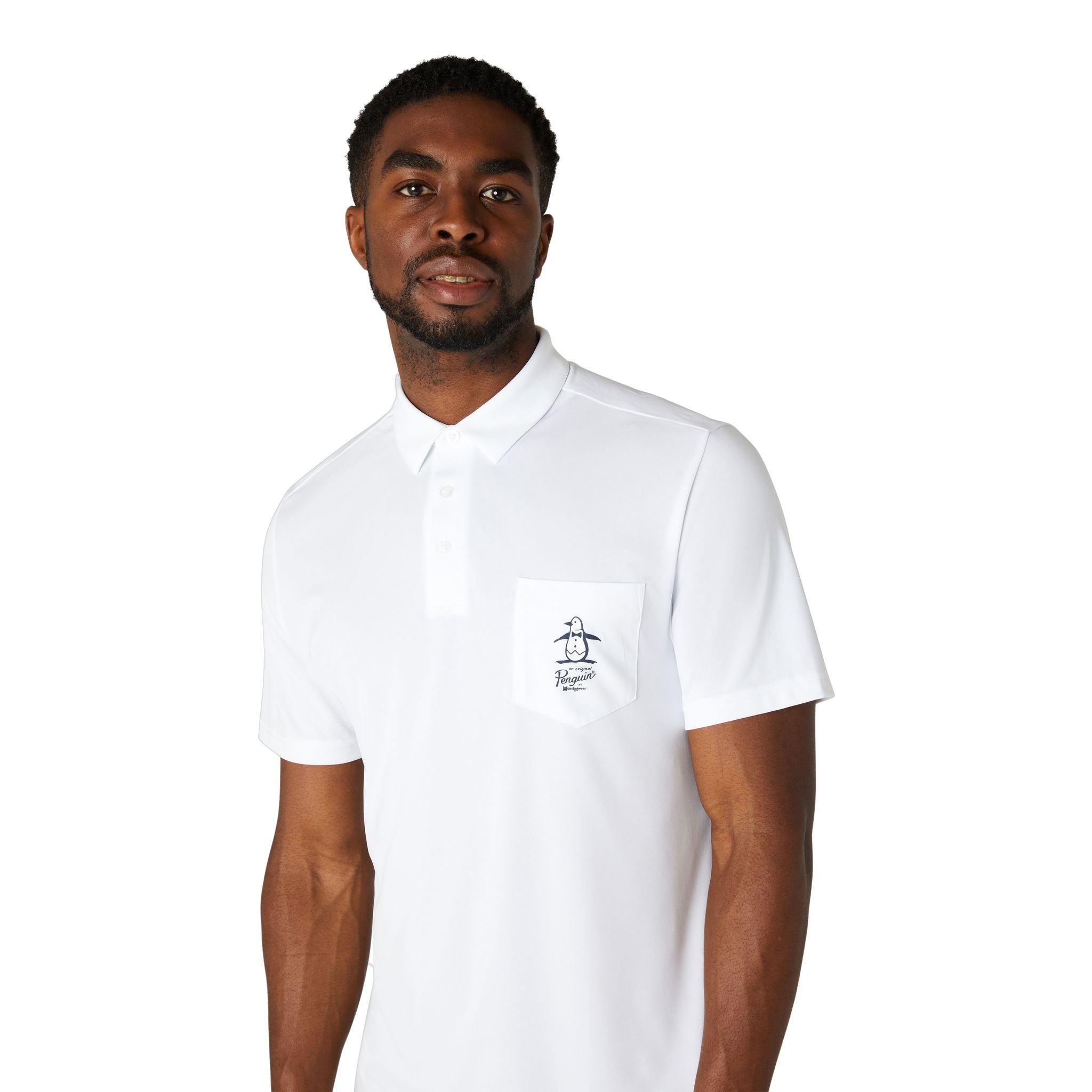 Original Penguin Quiet Please Graphic Oxford Polo Herren