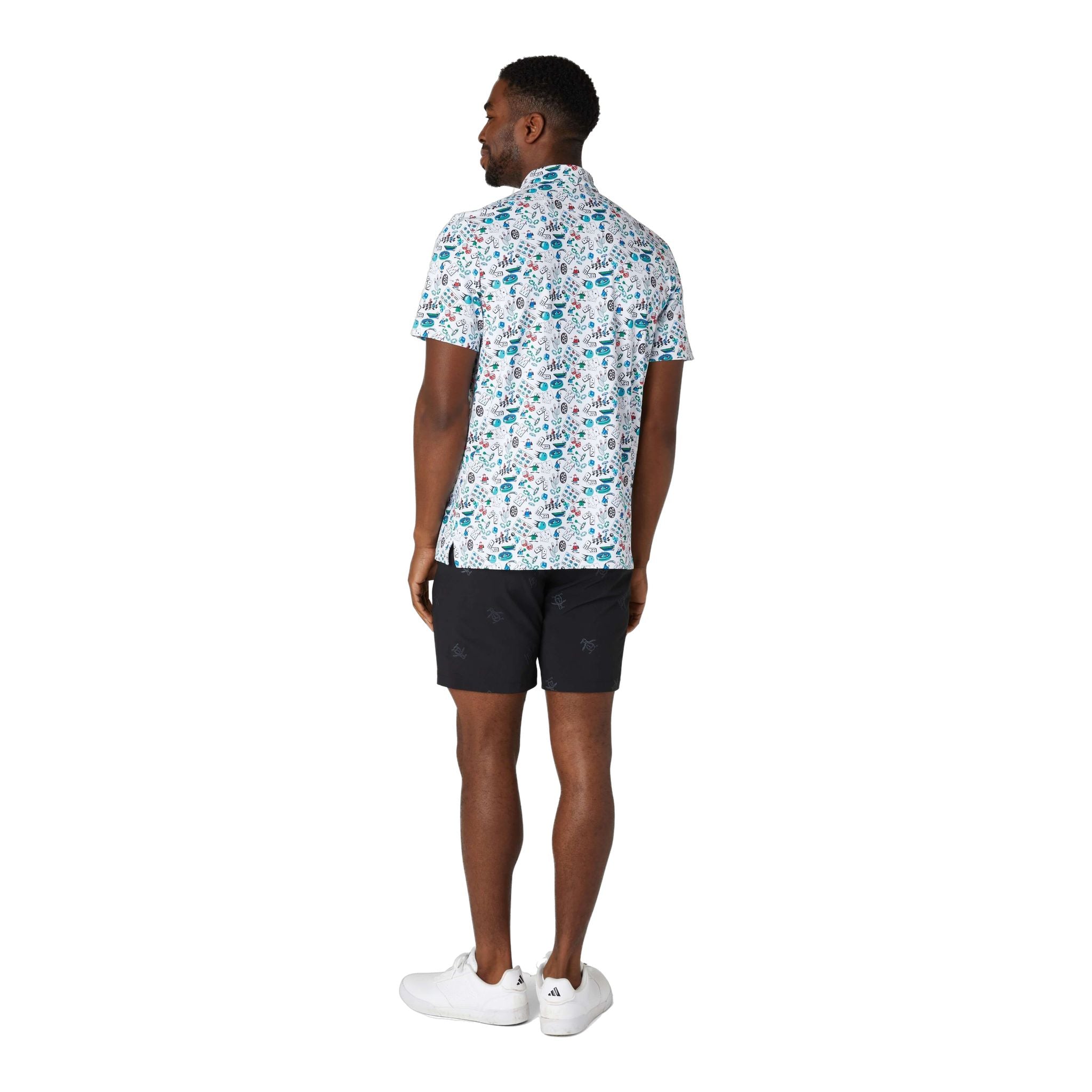Polo homme Original Penguin Roadmap All-Over Novelty
