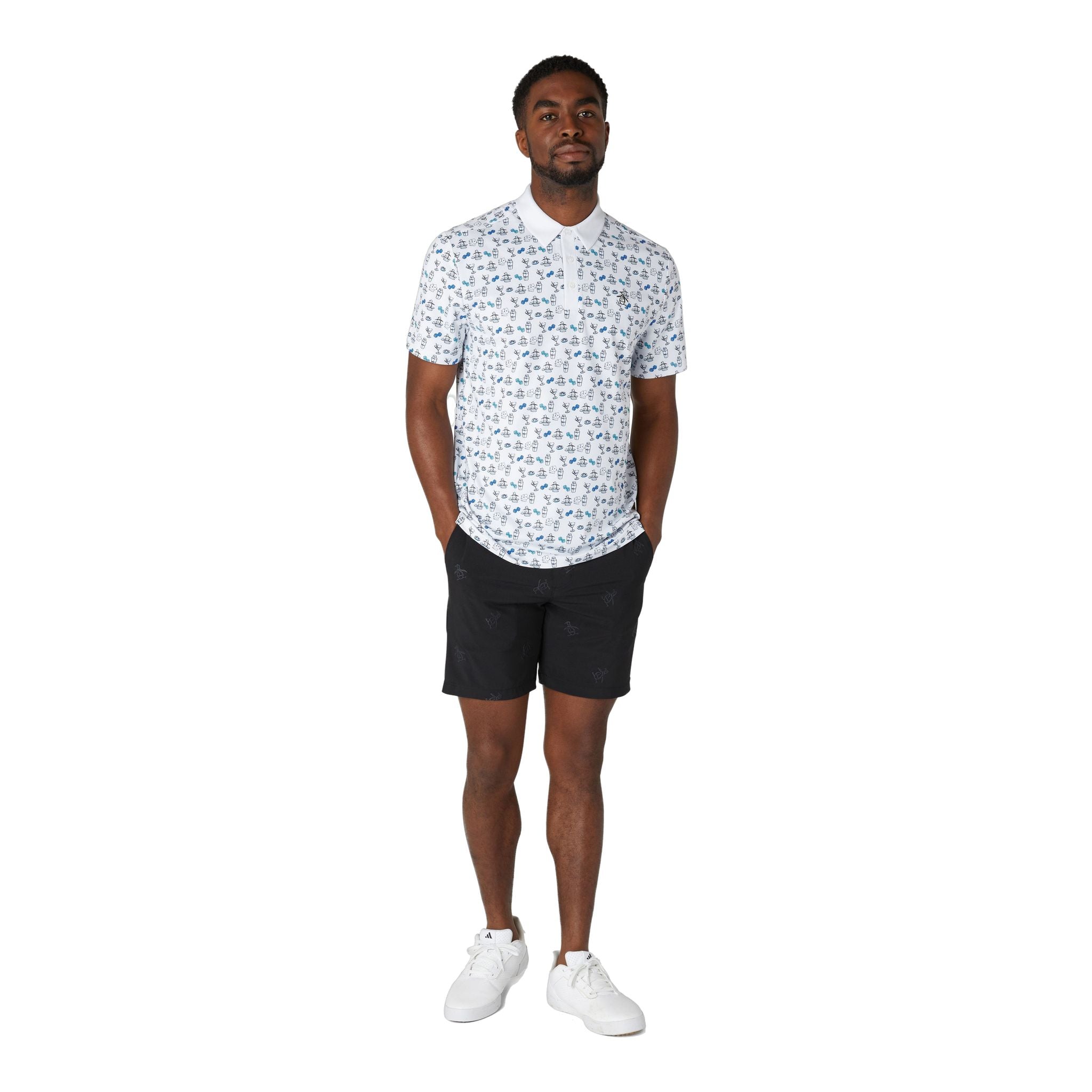 Polo homme Original Penguin Player à imprimé intégral