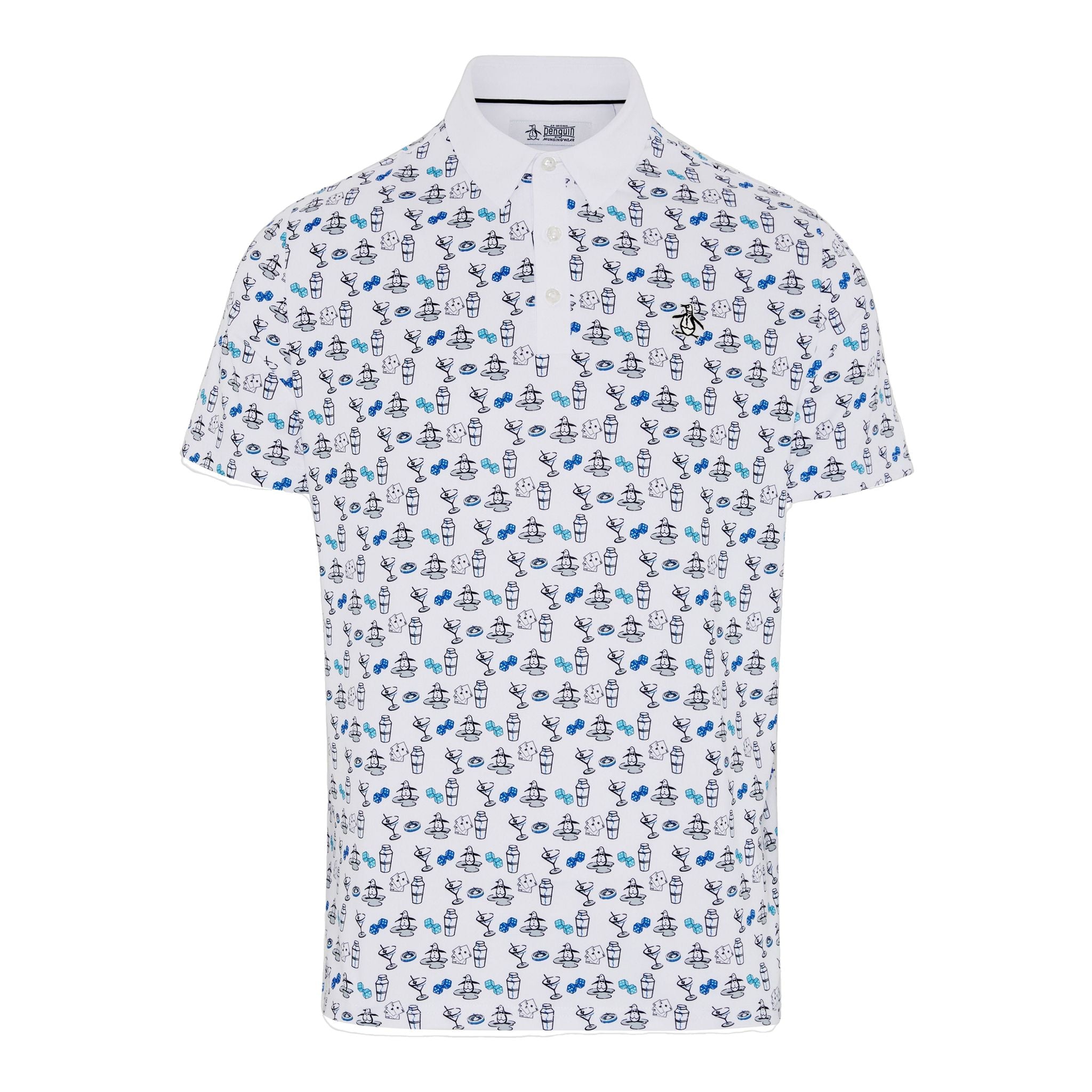Original Penguin Player All-Over Print Polo Herren