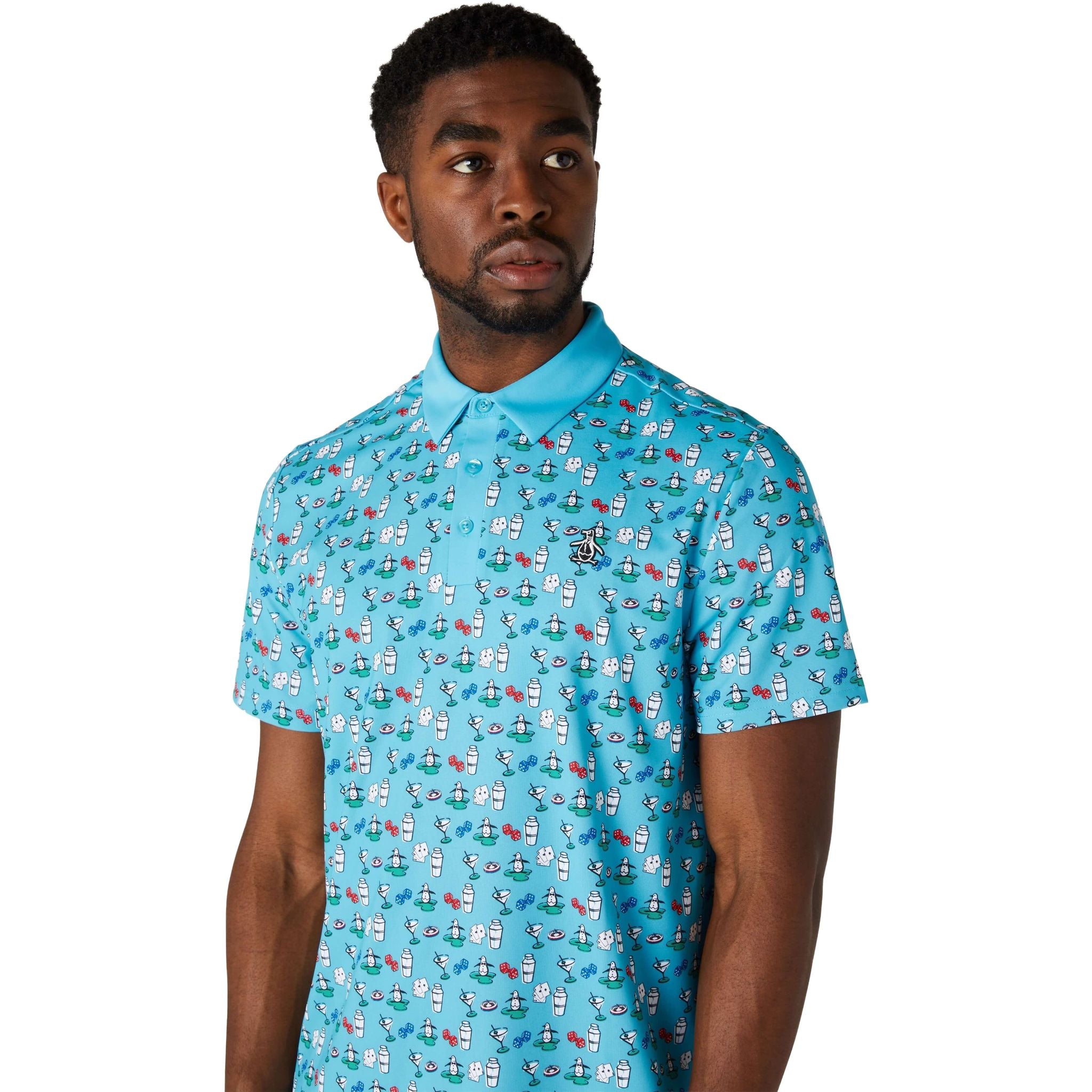 Polo homme Original Penguin Player à imprimé intégral
