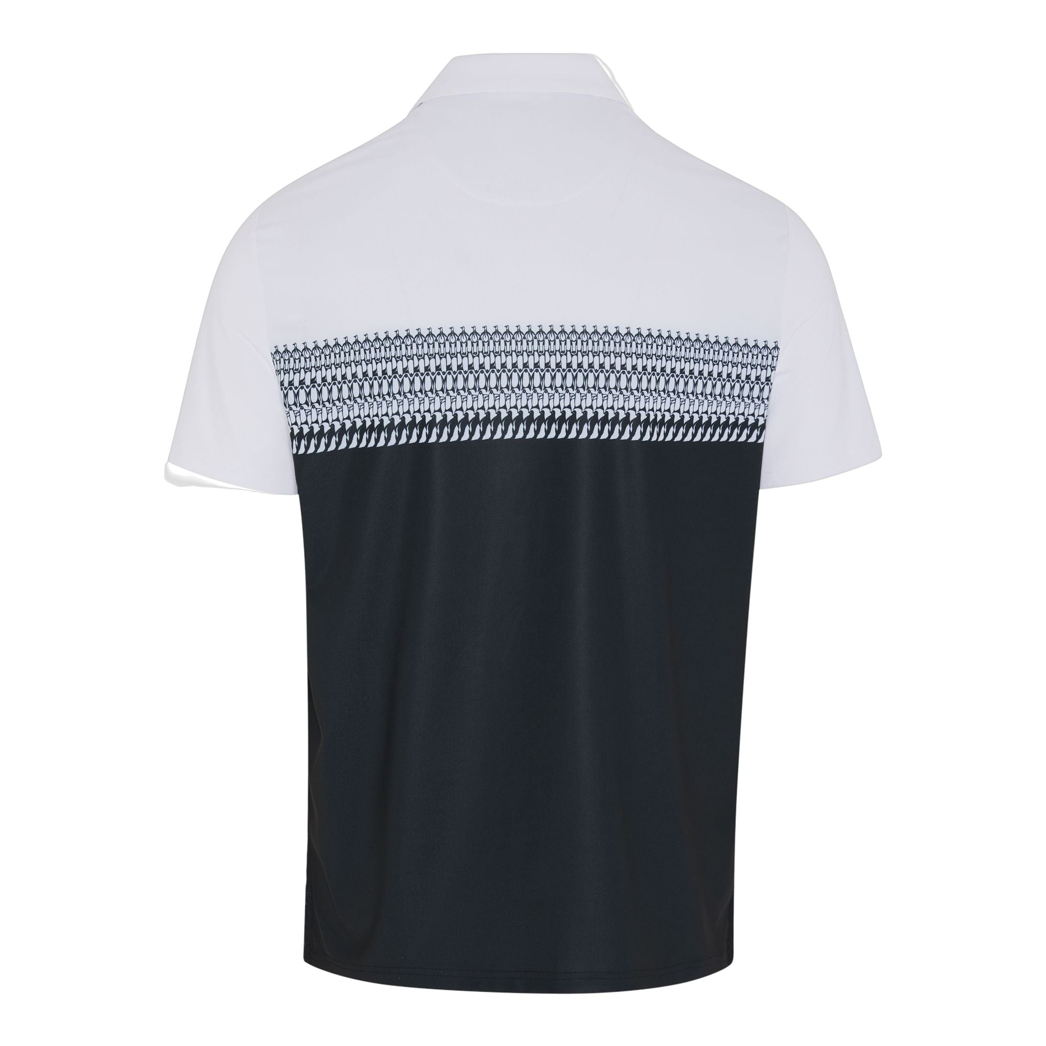 Polo homme Original Penguin Engineered à rayures imprimées.