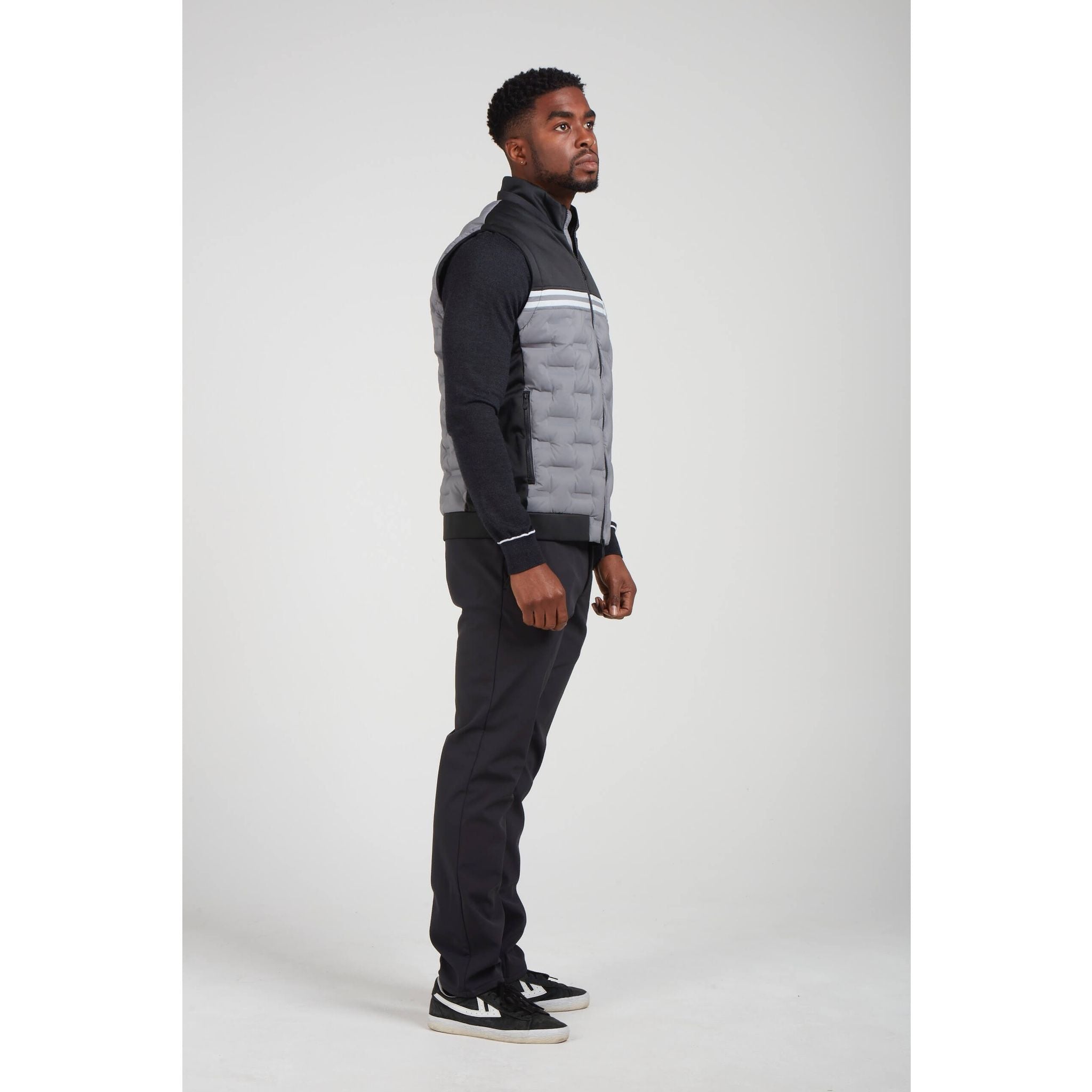 Gilet isolant Original Penguin pour homme, en matériaux mixtes