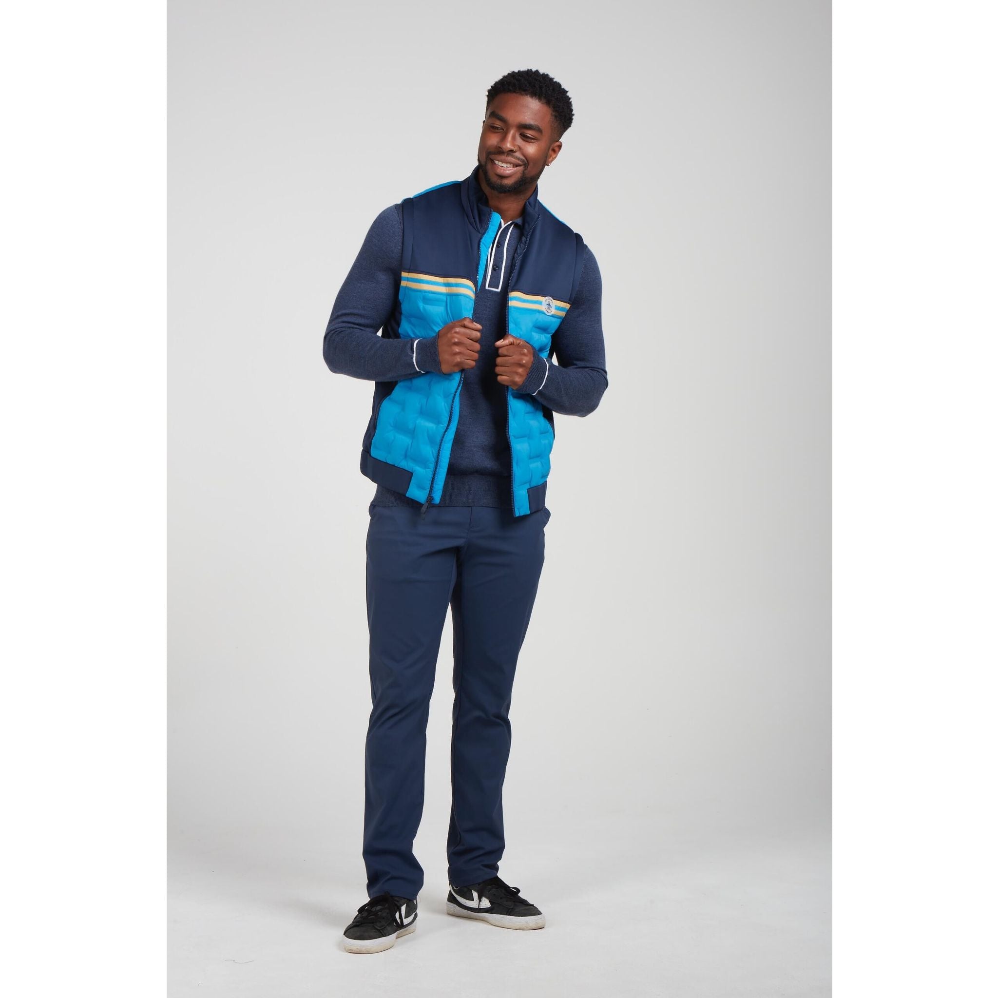 Gilet isolant Original Penguin pour homme, en matériaux mixtes