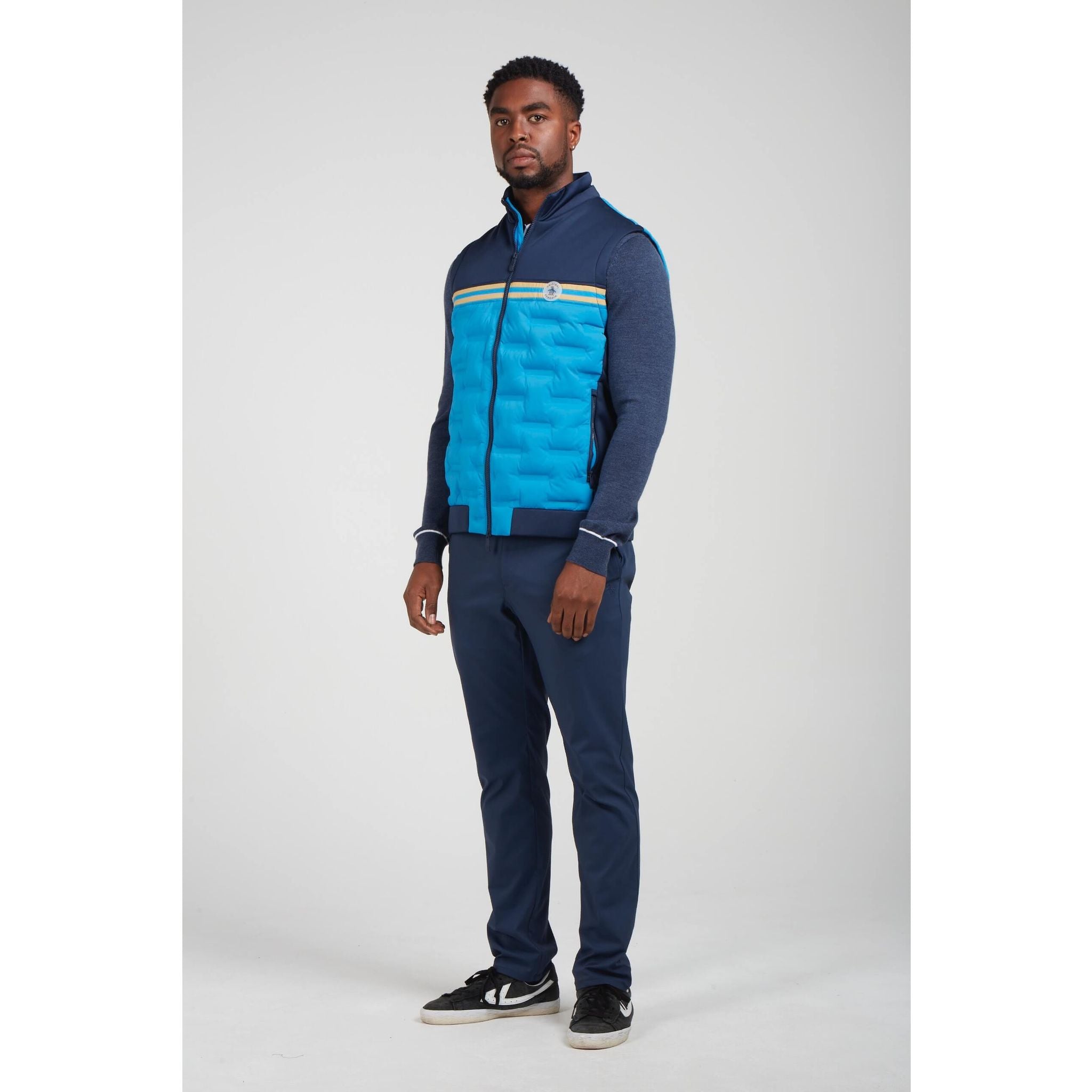 Gilet isolant Original Penguin pour homme, en matériaux mixtes