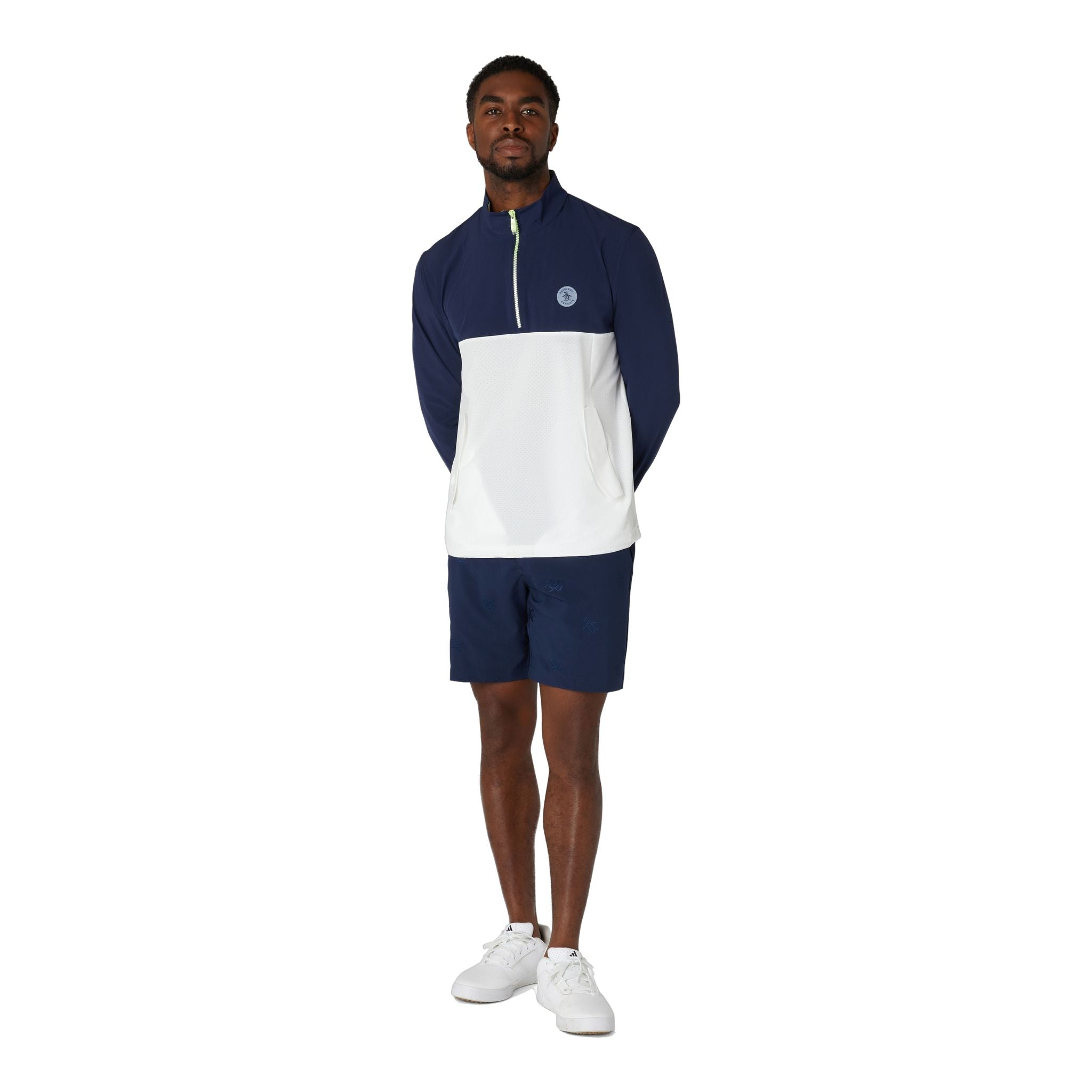 Pull coupe-vent léger à fermeture éclair 1/4 Original Penguin pour homme