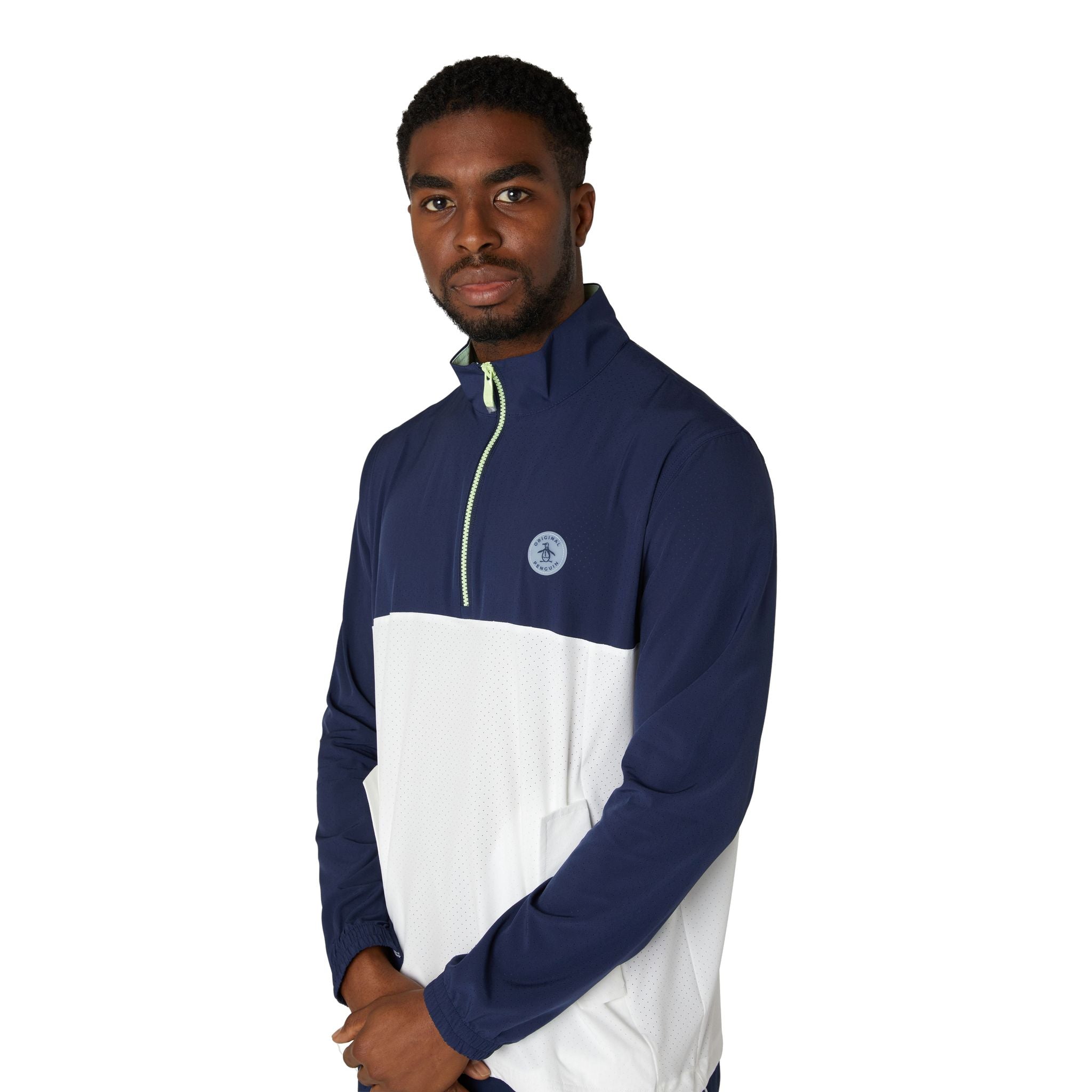 Pull coupe-vent léger à fermeture éclair 1/4 Original Penguin pour homme