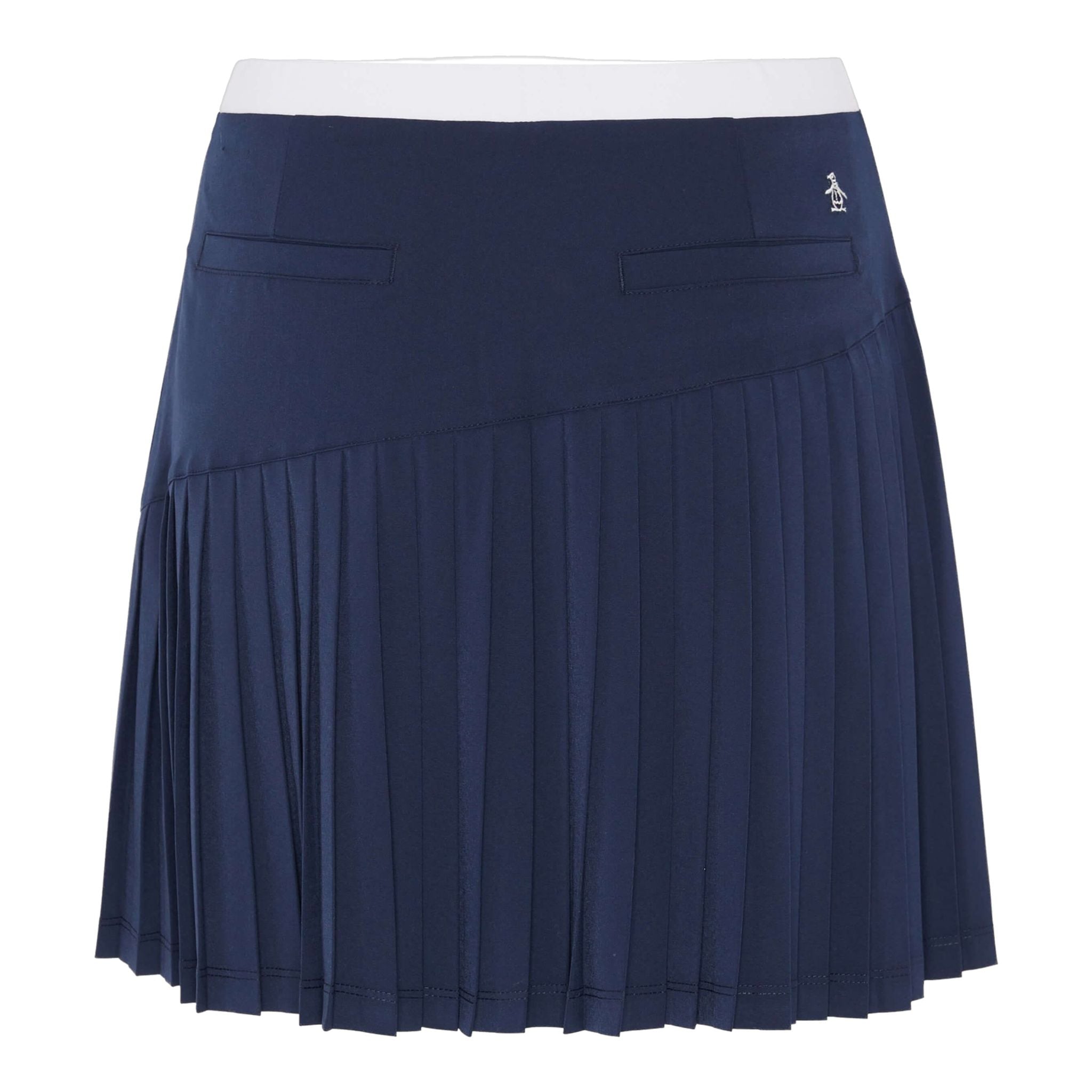 Jupe-short plissée asymétrique imprimée Original Penguin pour femme