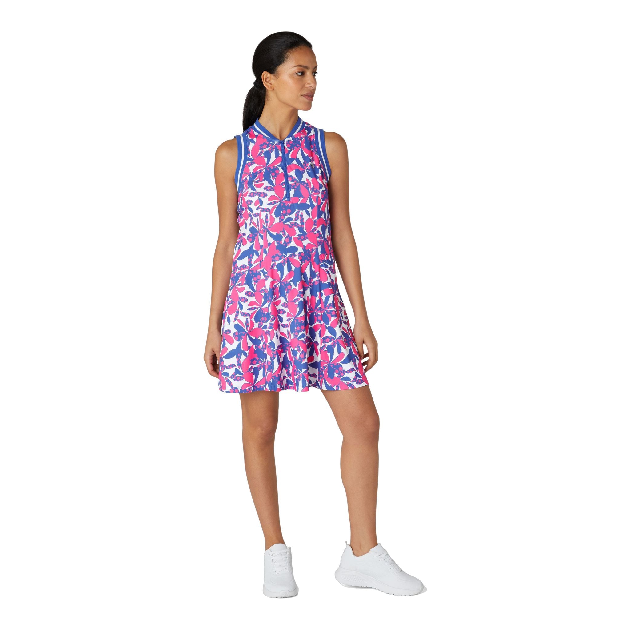 Robe de golf zippée à imprimé floral Original Penguin pour femme