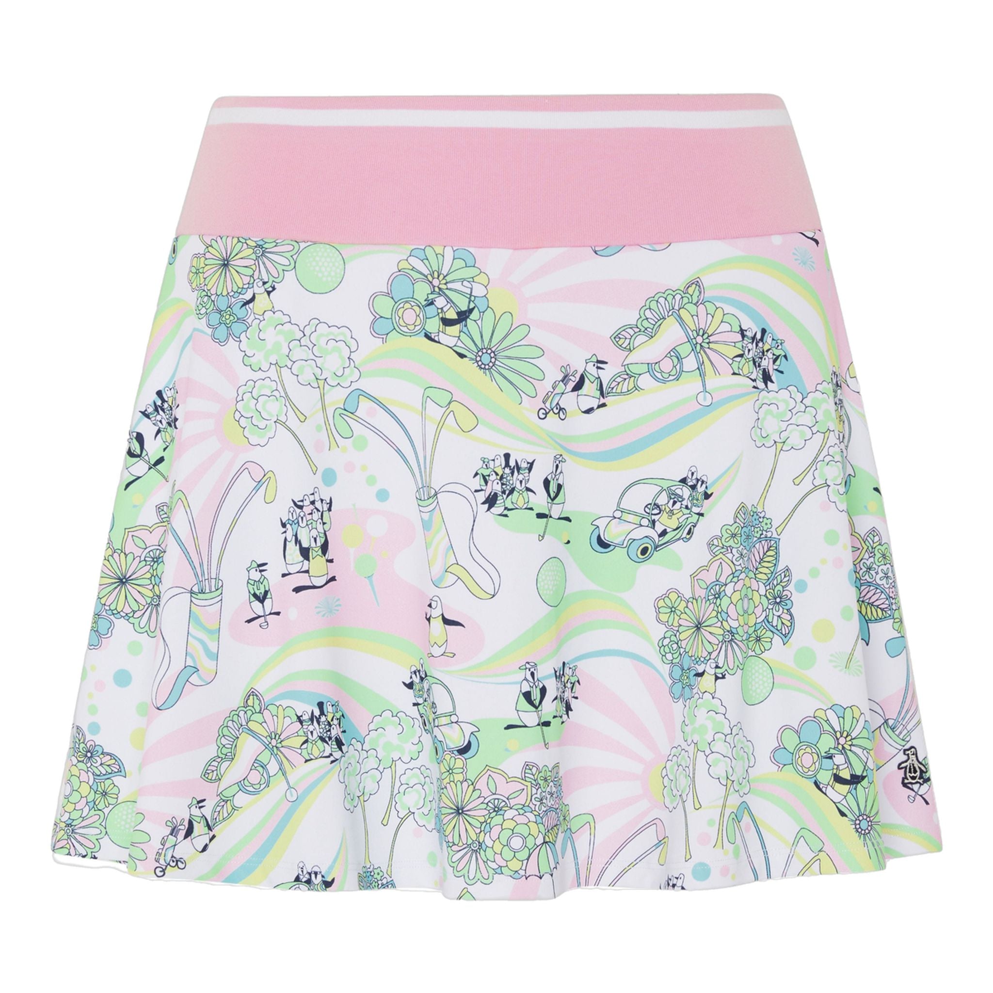 Jupe-short à volants imprimée Original Penguin Groovy Pete pour femme