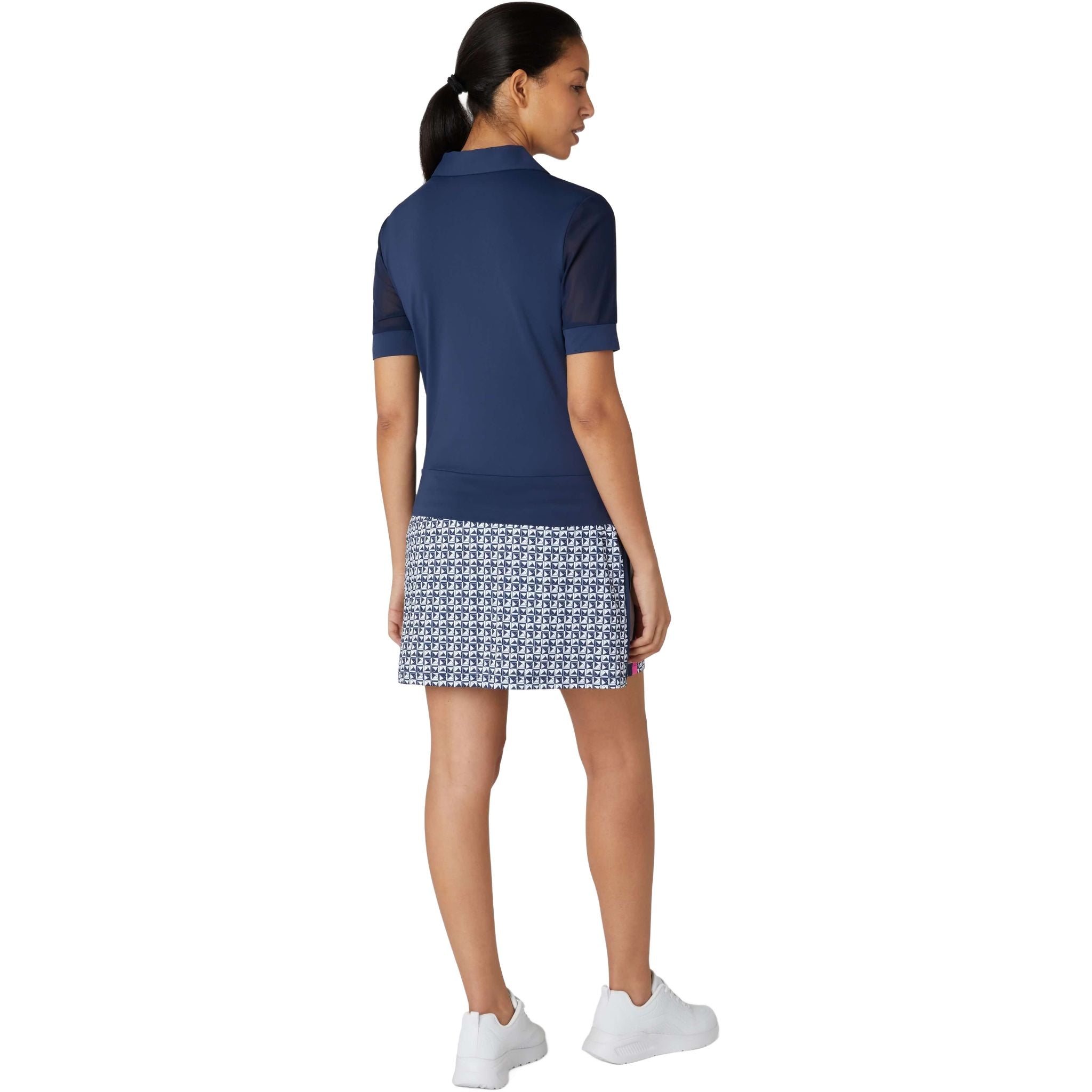 Polo Original Penguin à manches courtes en maille pour femme