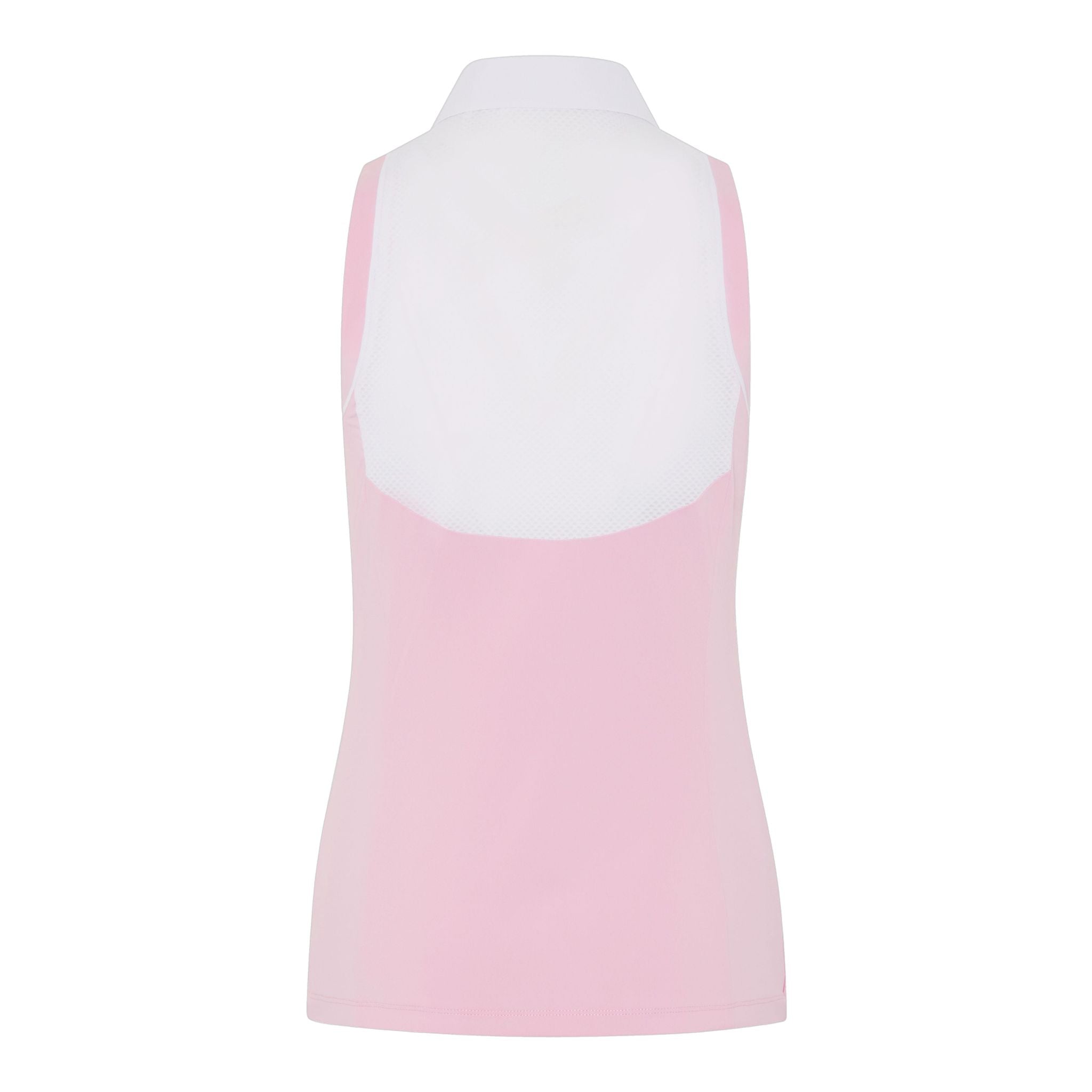 Polo Original Penguin sans manches à dos en maille et blocs de couleur pour femme