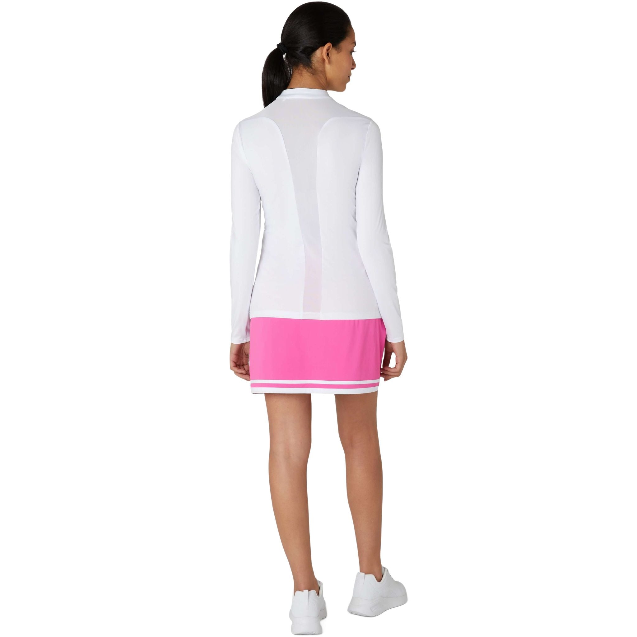 Pull à manches longues Original Penguin avec fermeture éclair 1/4 pour femme