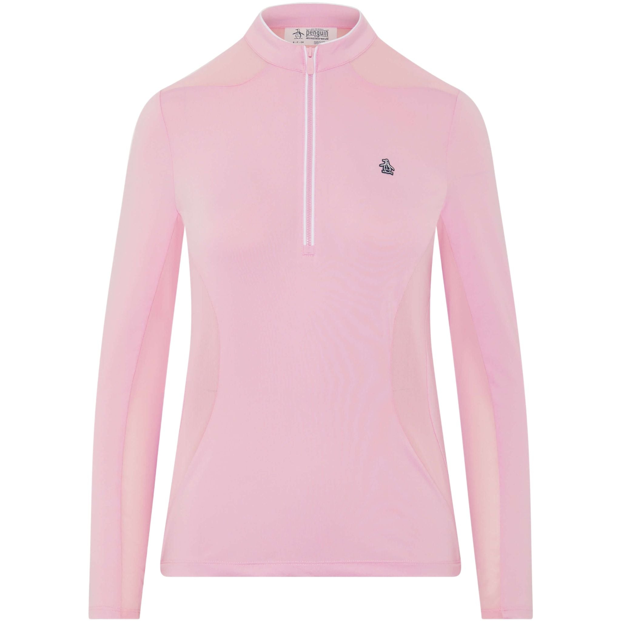 Pull à manches longues Original Penguin avec fermeture éclair 1/4 pour femme