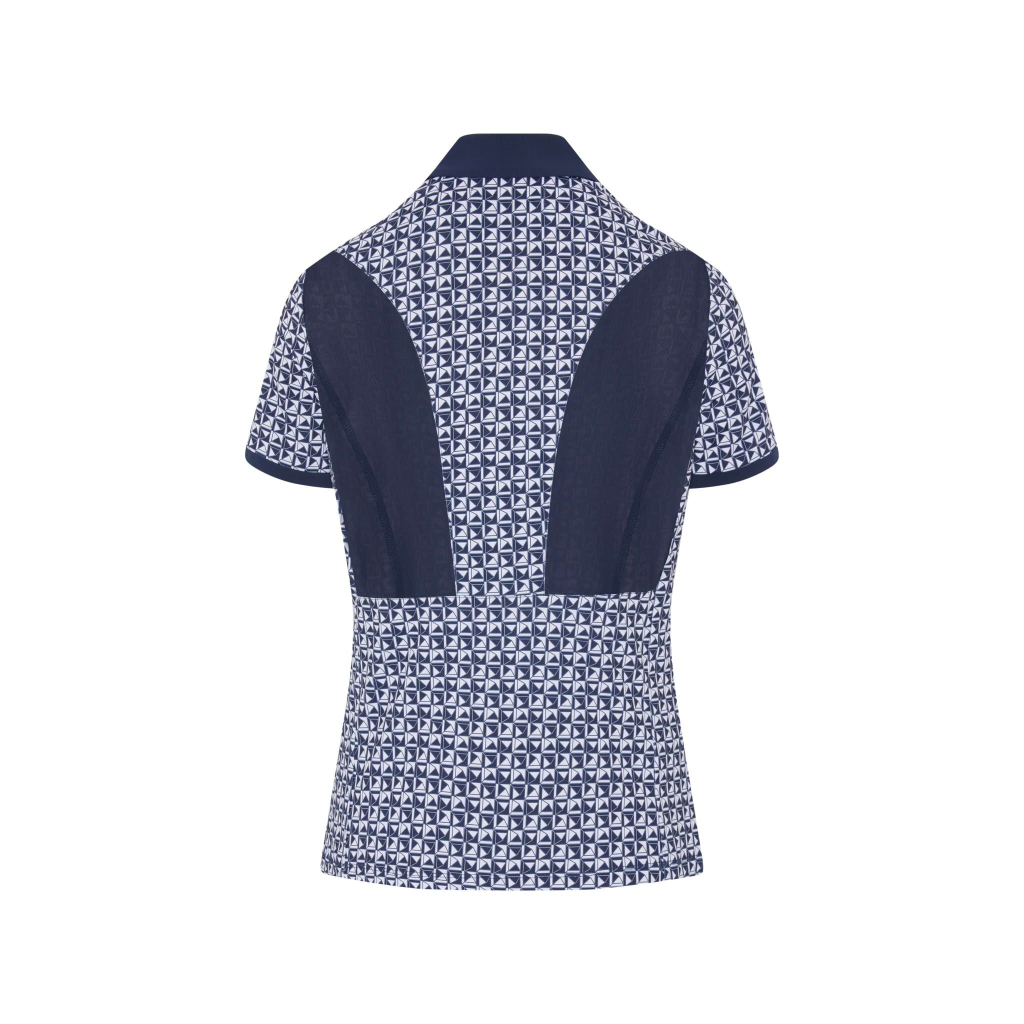 Polo Original Penguin à dos en maille imprimé géométrique pour femme