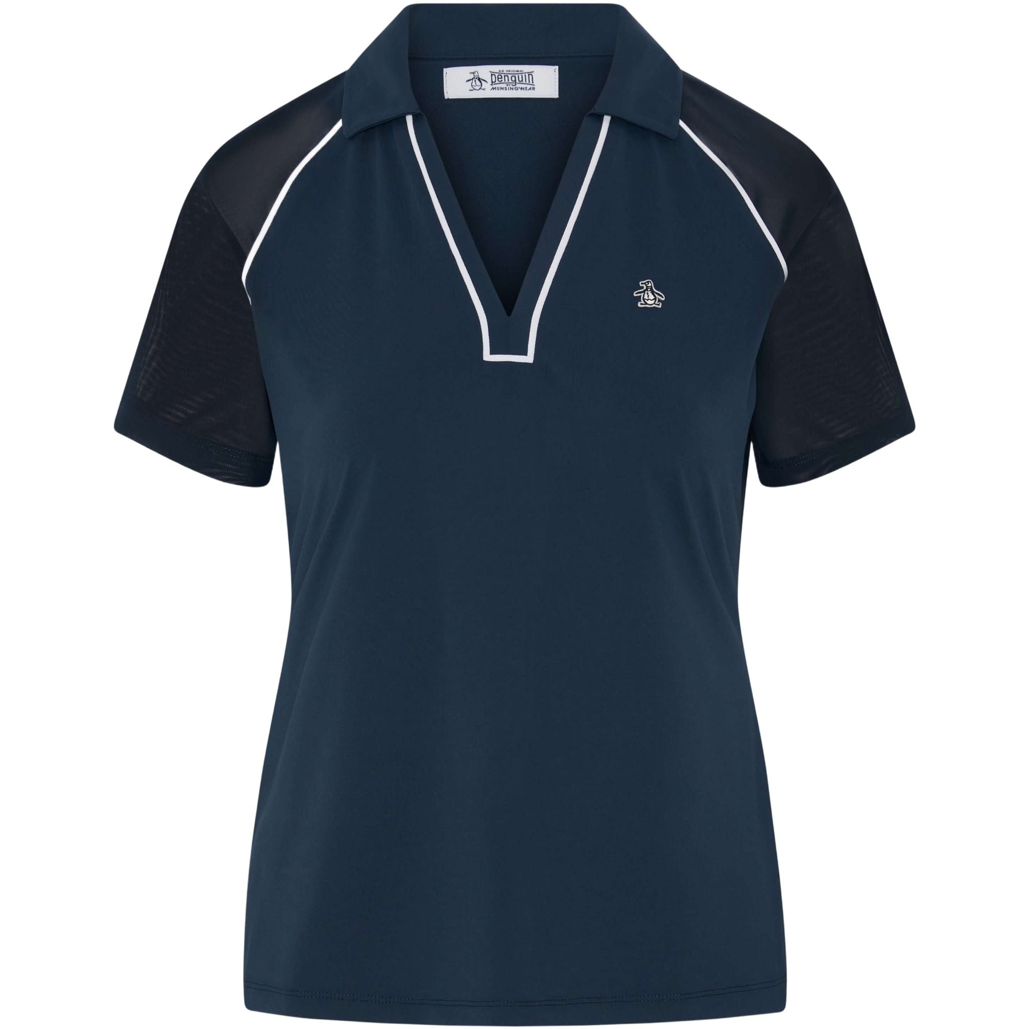 Polo Original Penguin à col en V pour femme