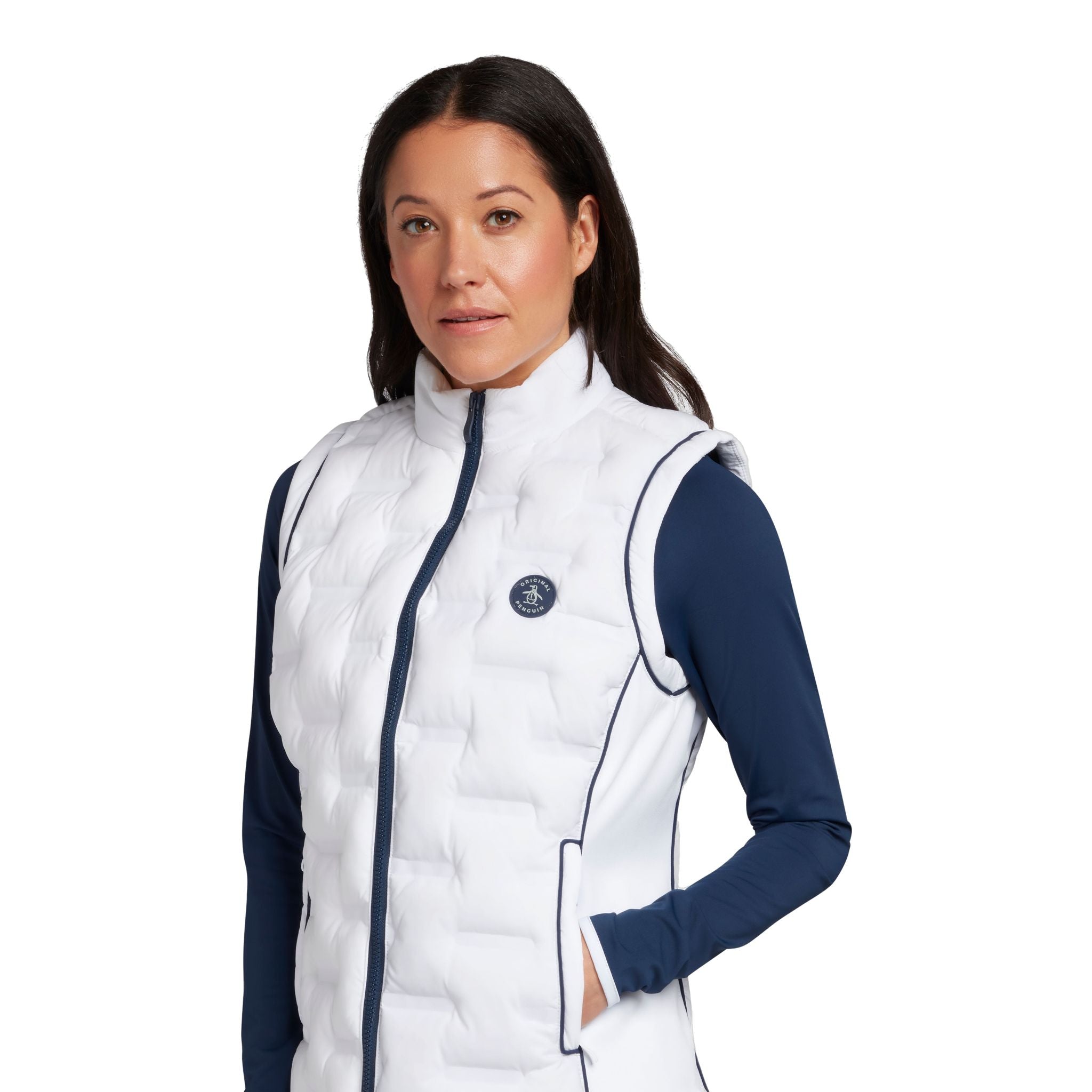 Gilet isolant tissé Original Penguin pour femme