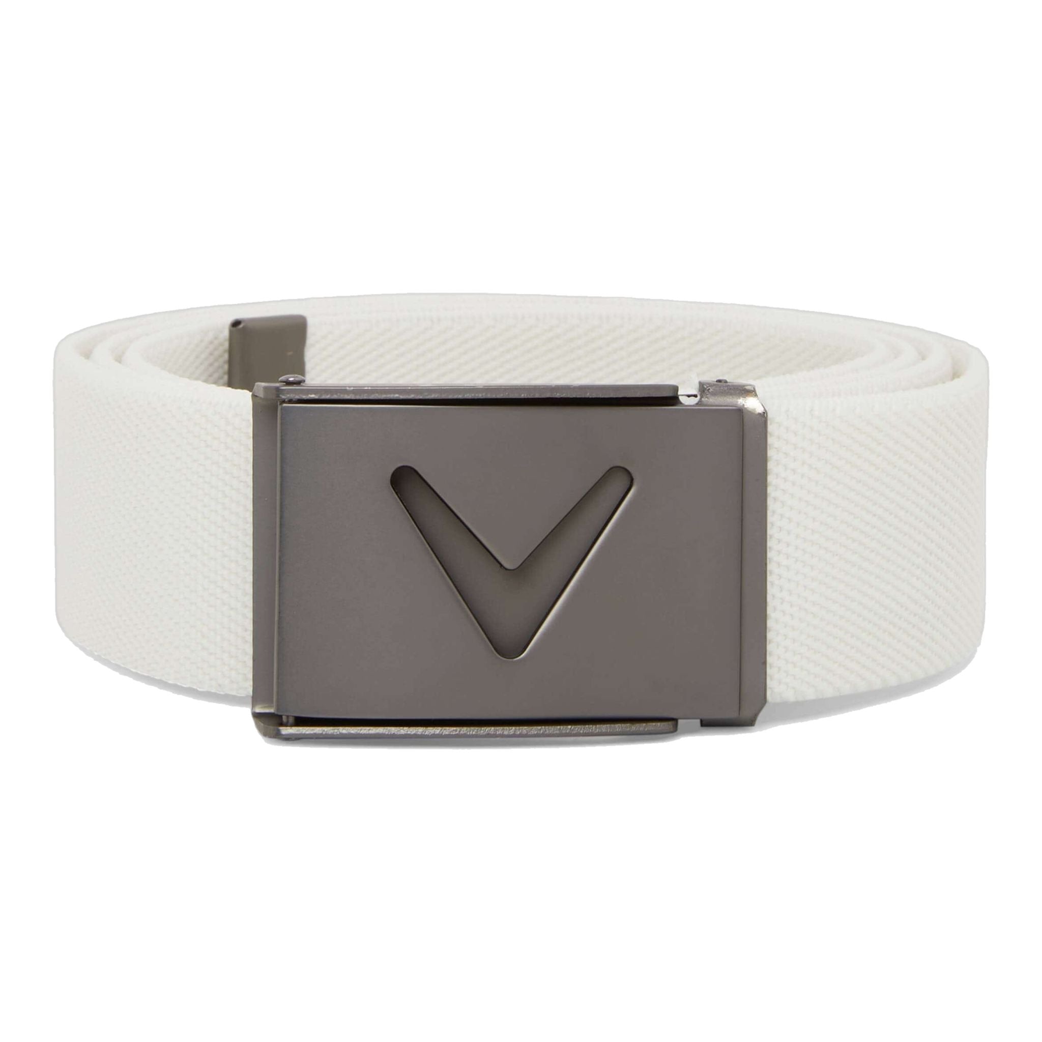 Ceinture en toile Callaway pour homme avec logo en V