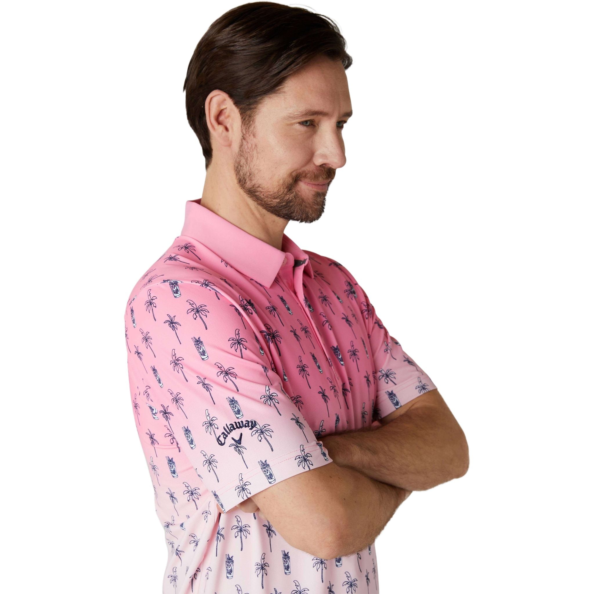 Callaway Short Sleeve Mojito Ombre Polo Herren