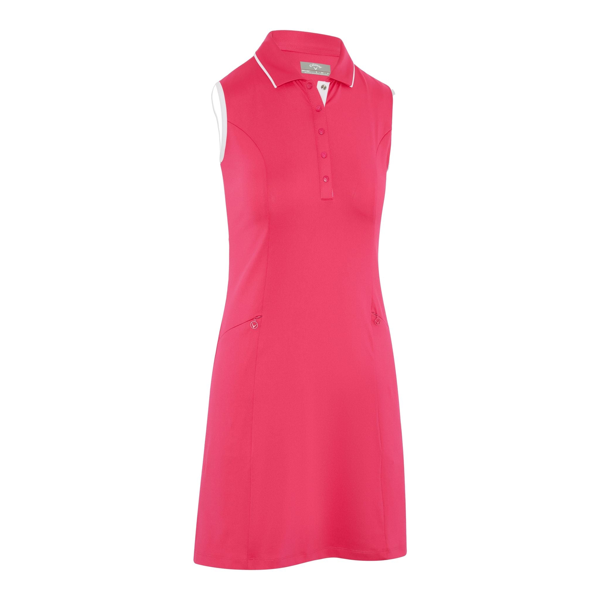 Robe Callaway sans manches à boutons-pression pour femme