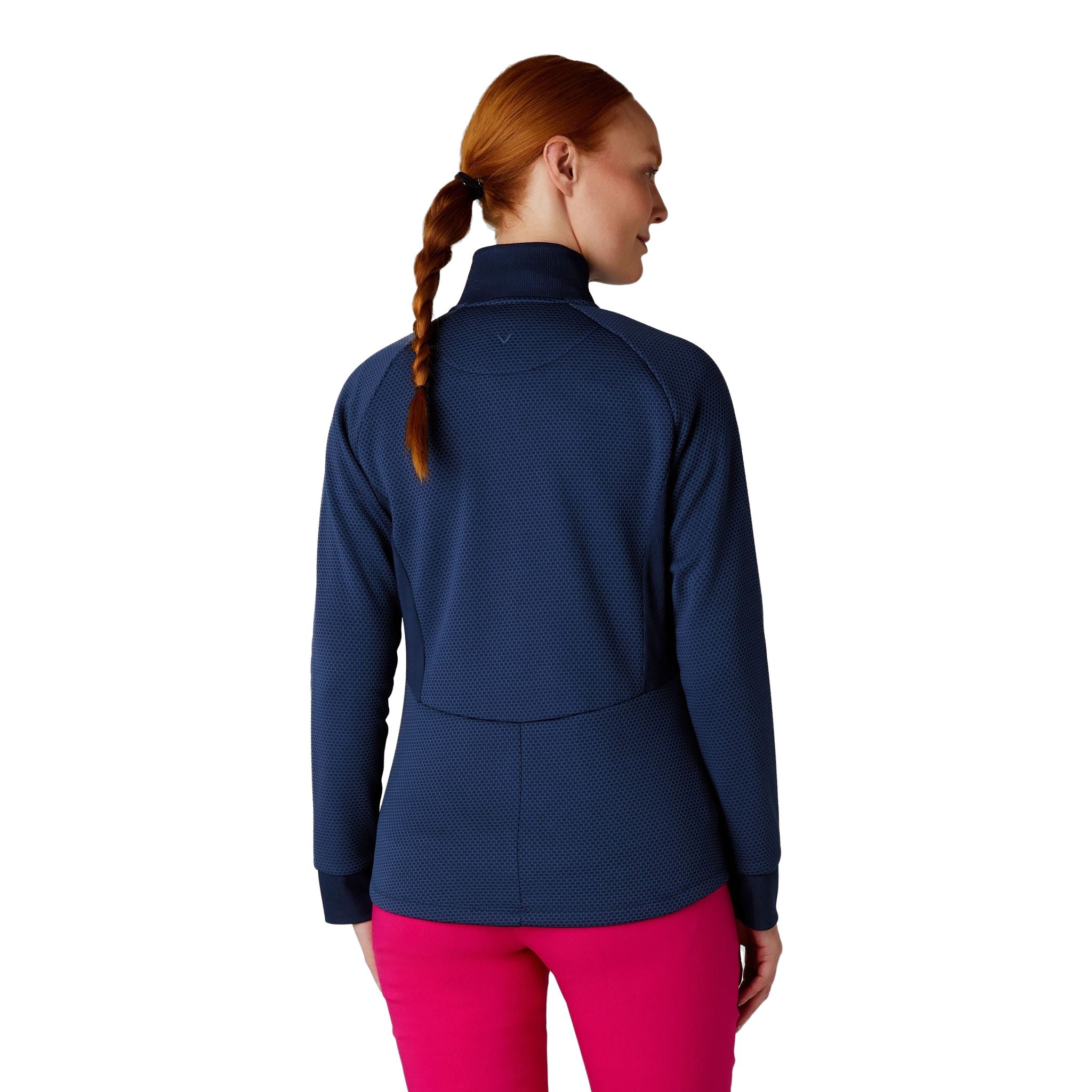 Veste Callaway à manches longues et fermeture éclair intégrale Hexagon H pour femme