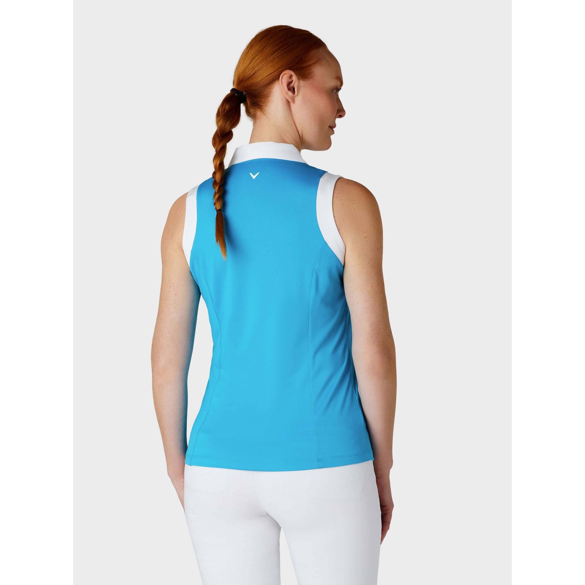 Polo sans manches Callaway Colorblock pour femme