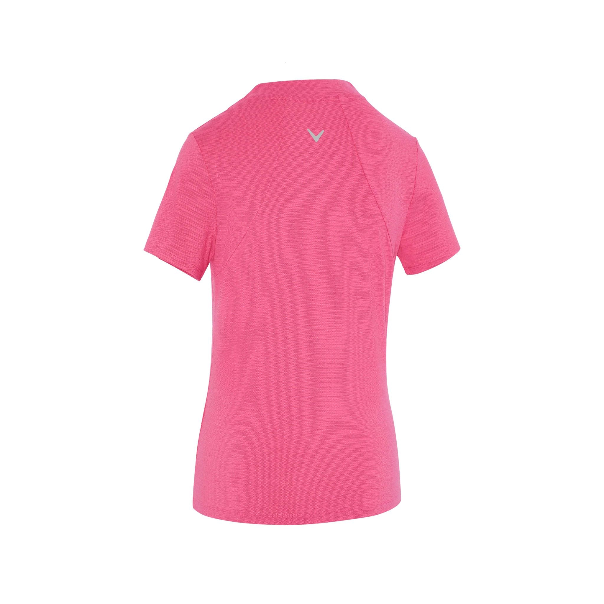 Polo Callaway à manches courtes pour femme, coloris chiné ton sur ton.