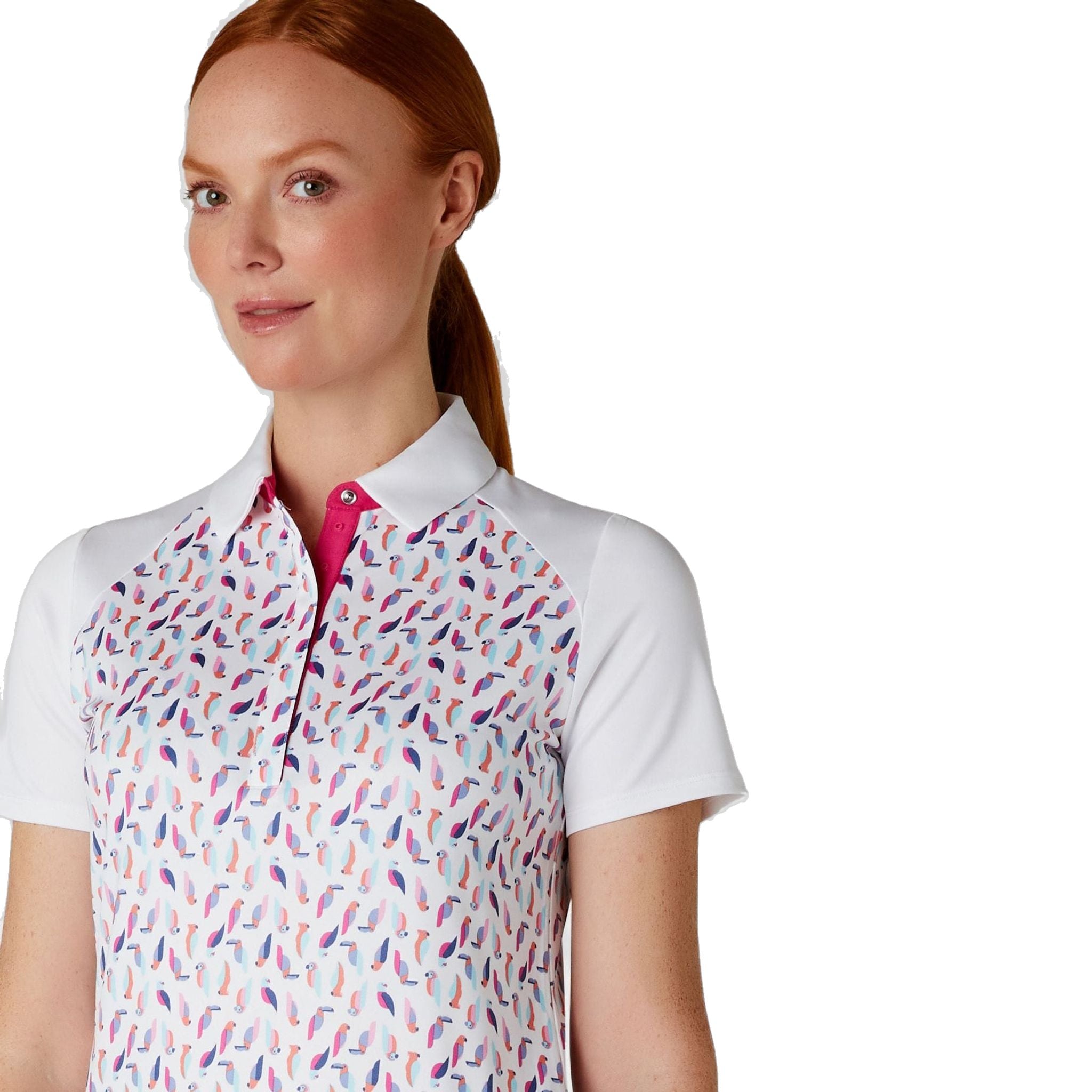 Polo Callaway Birdie/Eagle Print pour femme