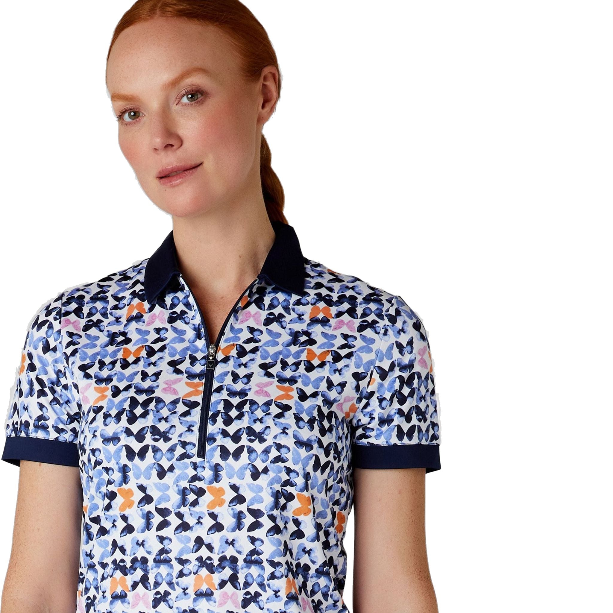 Polo à manches courtes Callaway Metamorphosis pour femme