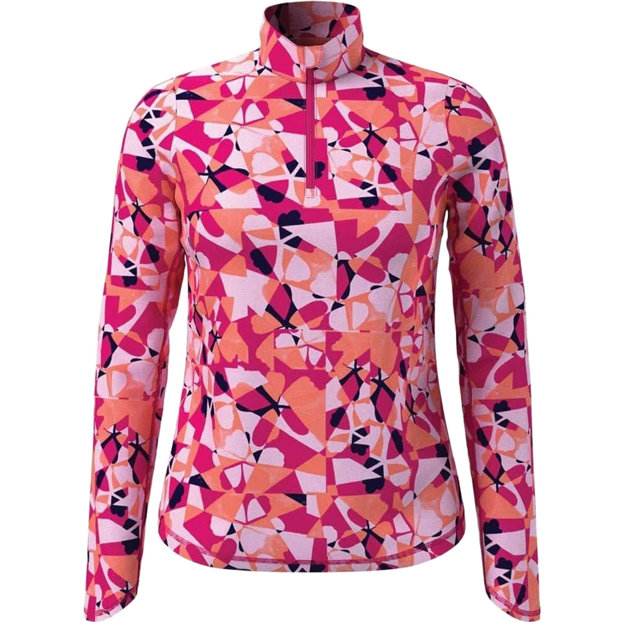 Chemise Callaway à imprimé floral géométrique pour femme