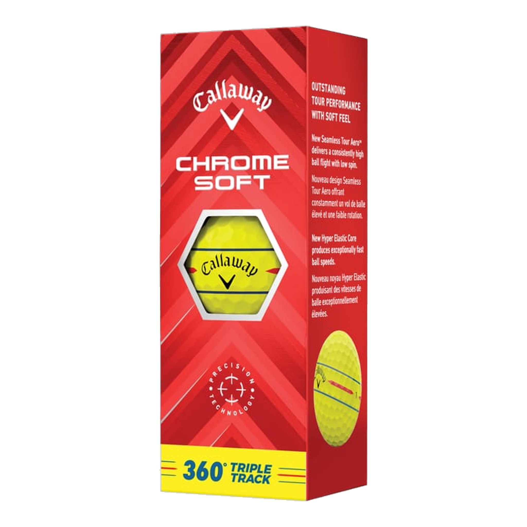 Balles de golf Callaway Chrome Soft 360 Triple Track (2024)