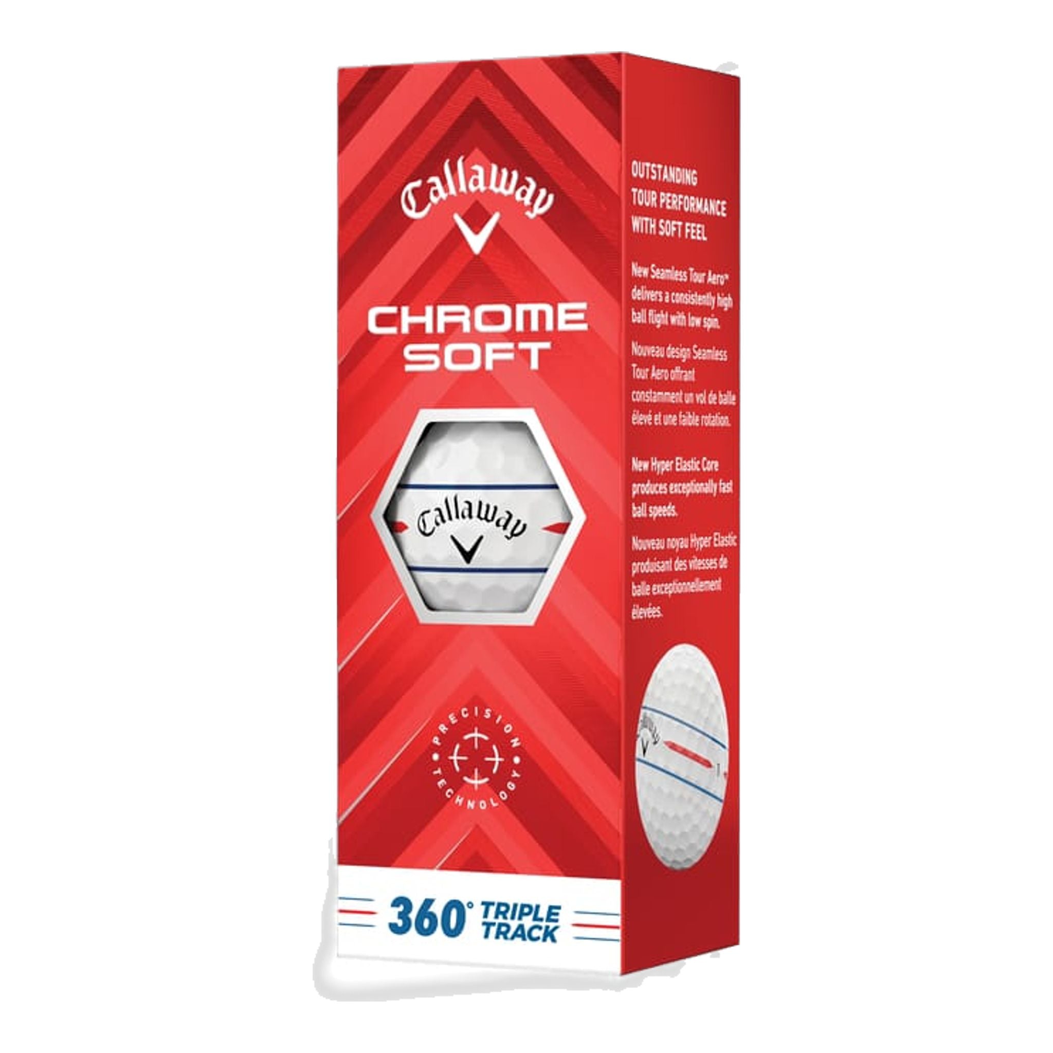 Balles de golf Callaway Chrome Soft 360 Triple Track (2024)