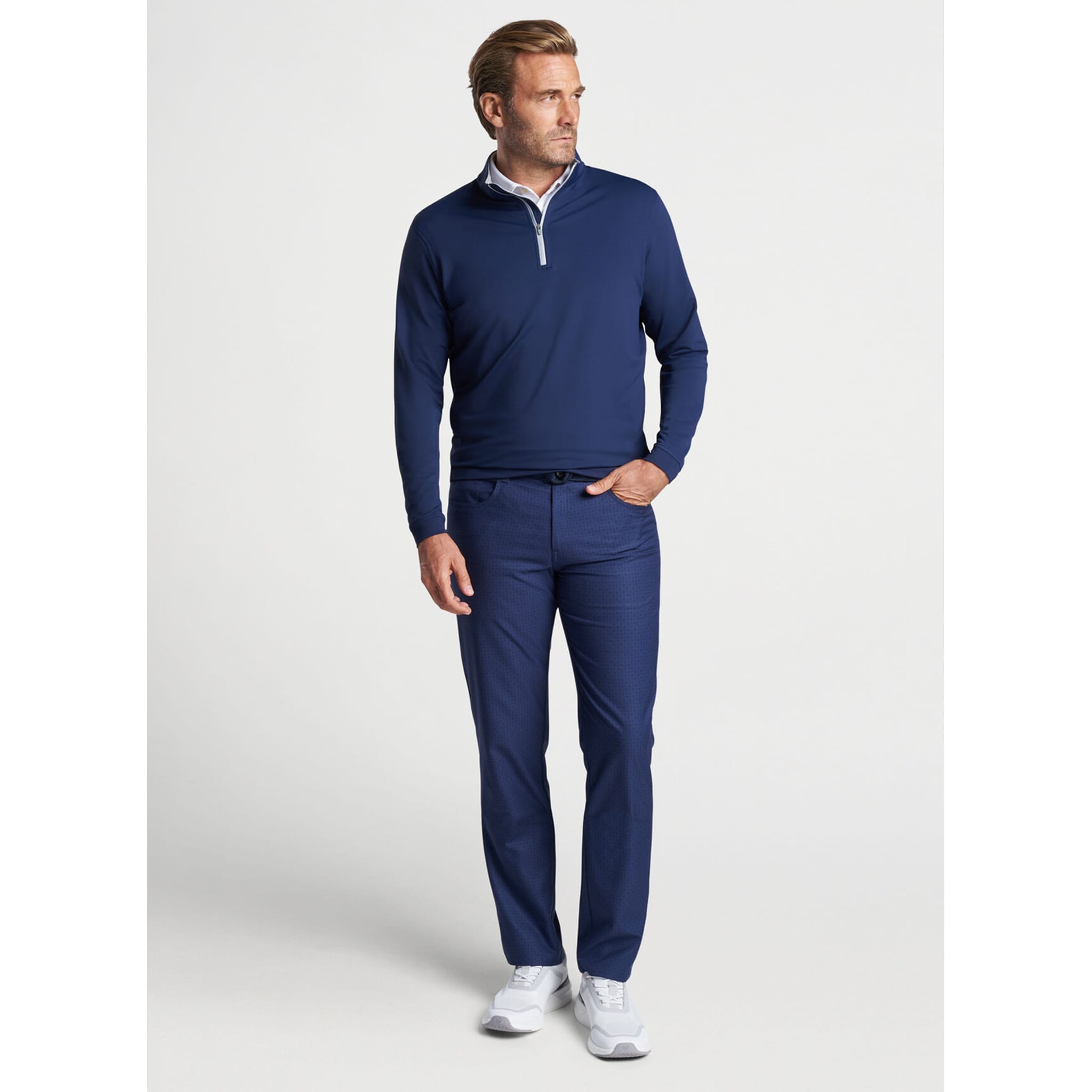 Pull Peter Millar Perth Stretch 1/4-Zip Homme