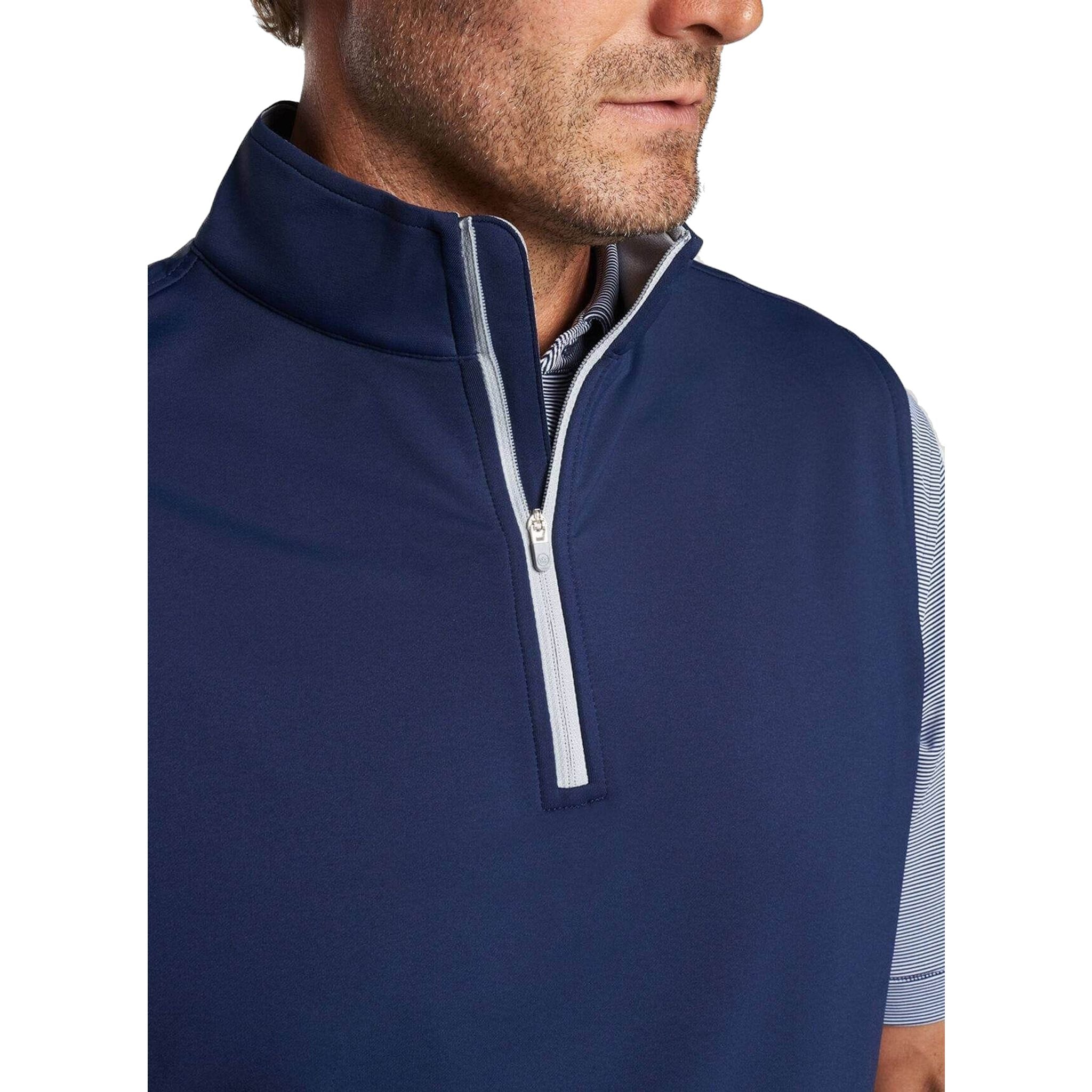 Gilet Peter Millar Galway Stretch Loop TY 1/4 pour homme