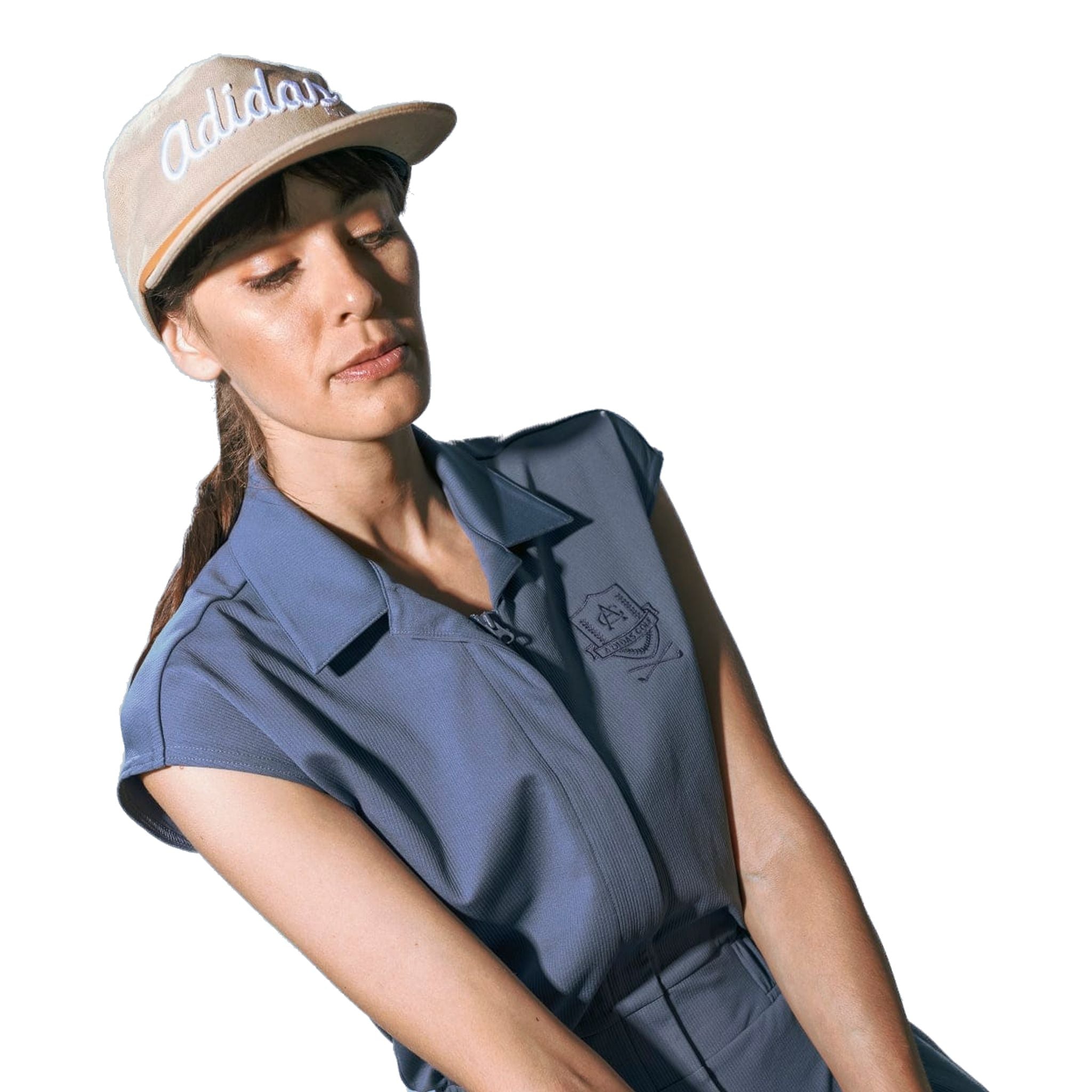 Casquette de golf Adidas 5 panneaux avec inscription pour homme