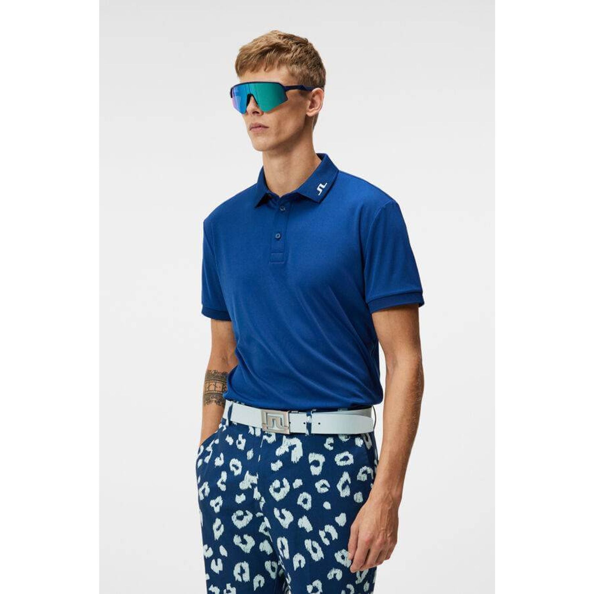 J. Lindeberg KV Regular Fit Print Polo Herren