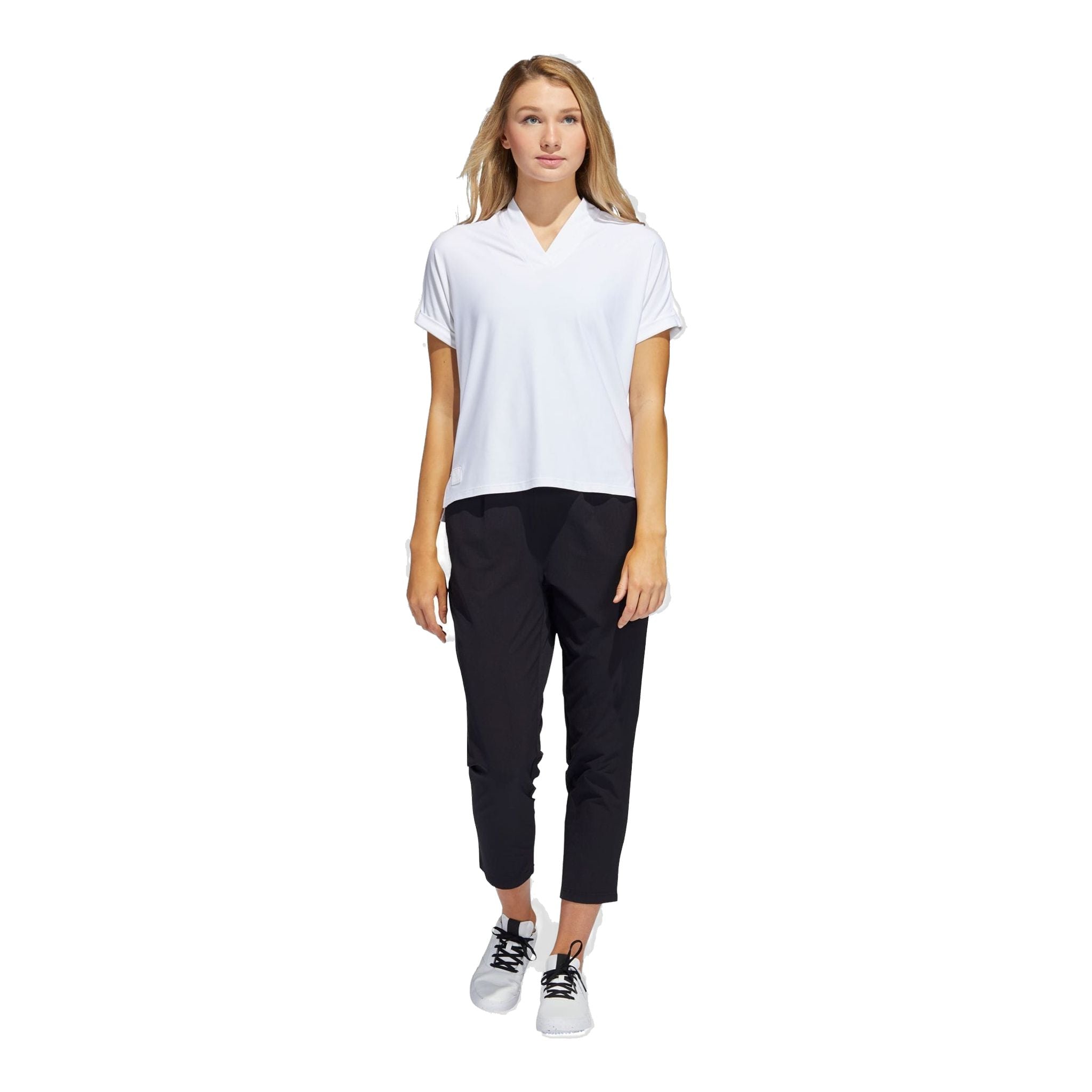 Polo Adidas W Go-To blanc pour femme