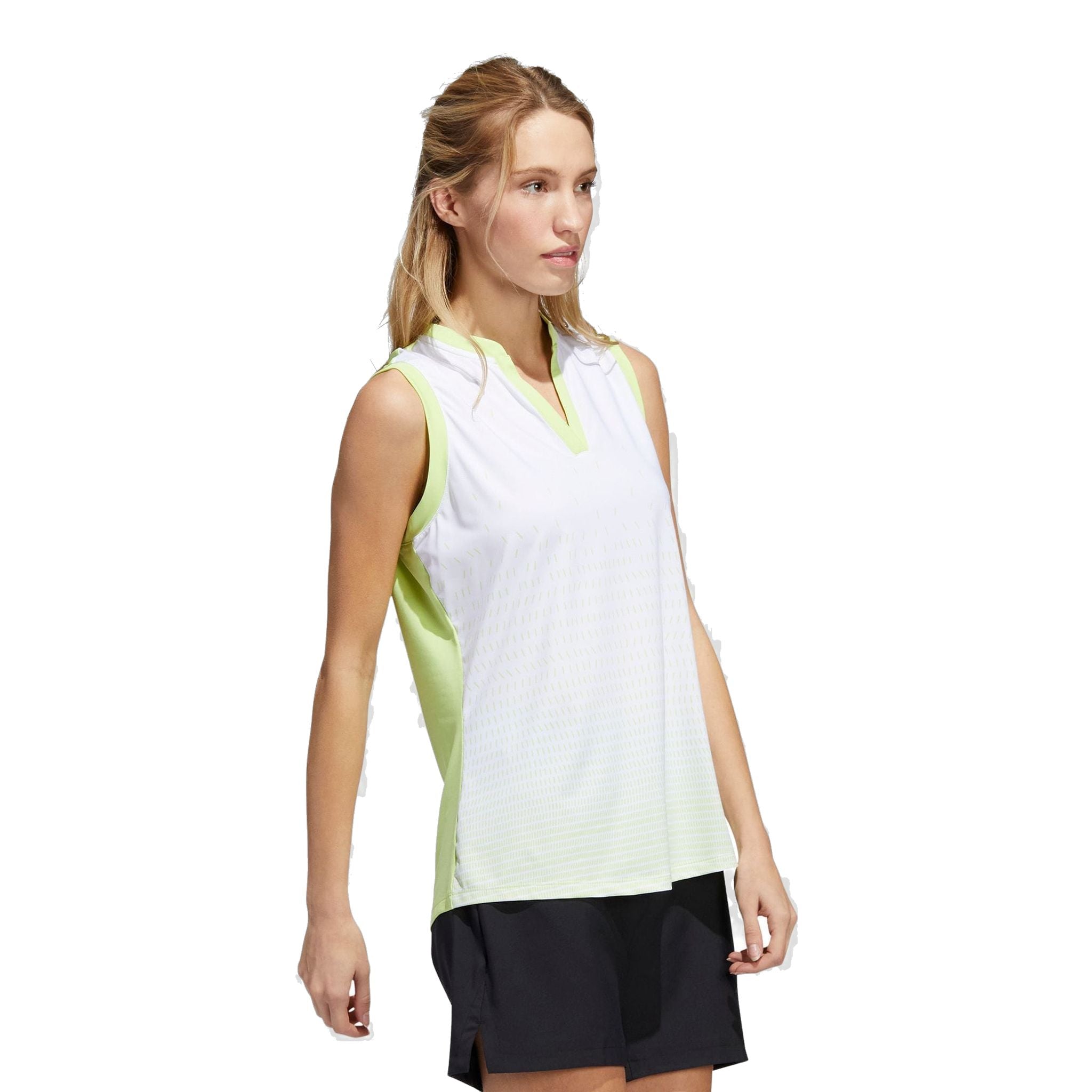 Polo Adidas W-Polo SL Gradient Pulse Lime Femme