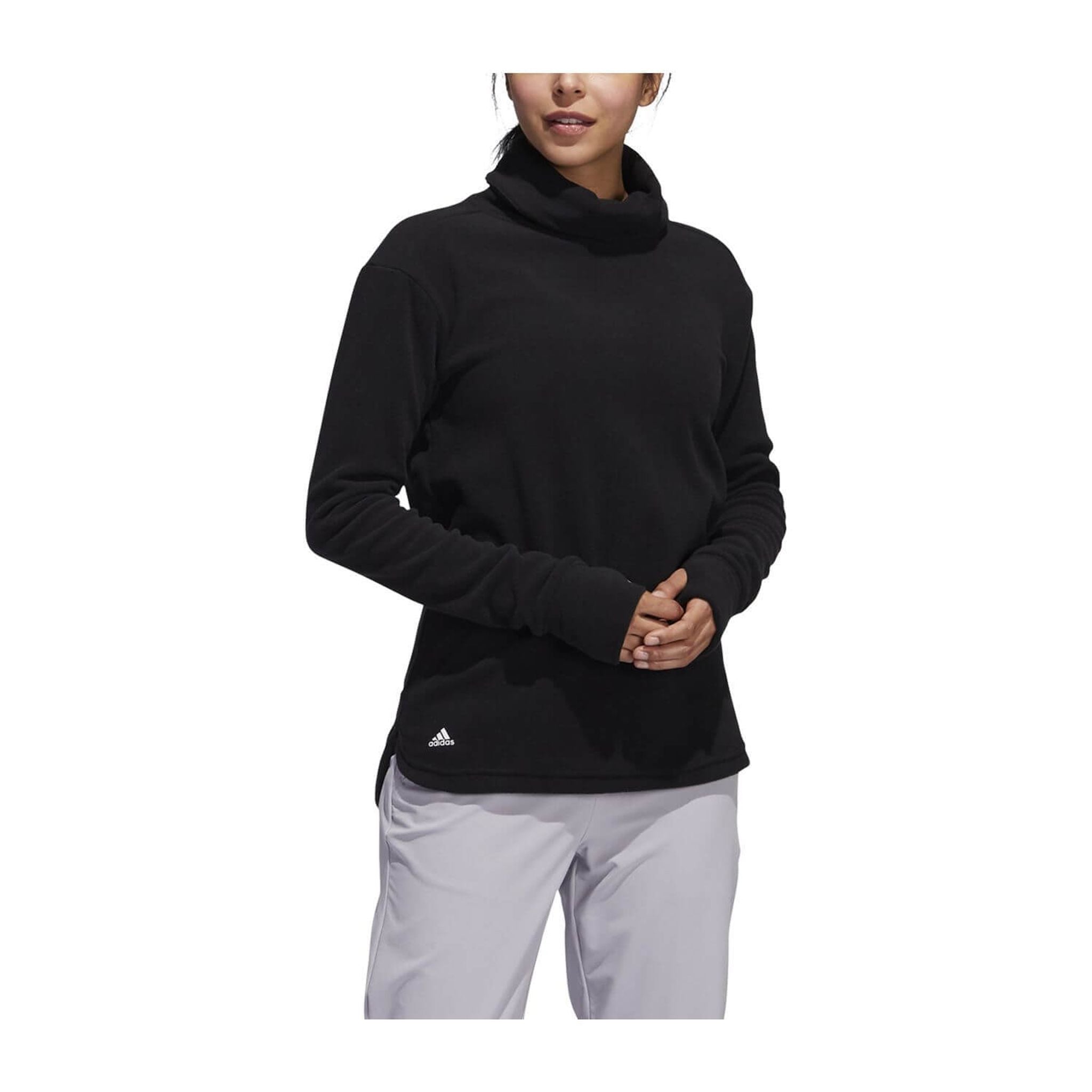 Pull Adidas W en polaire noire pour femme