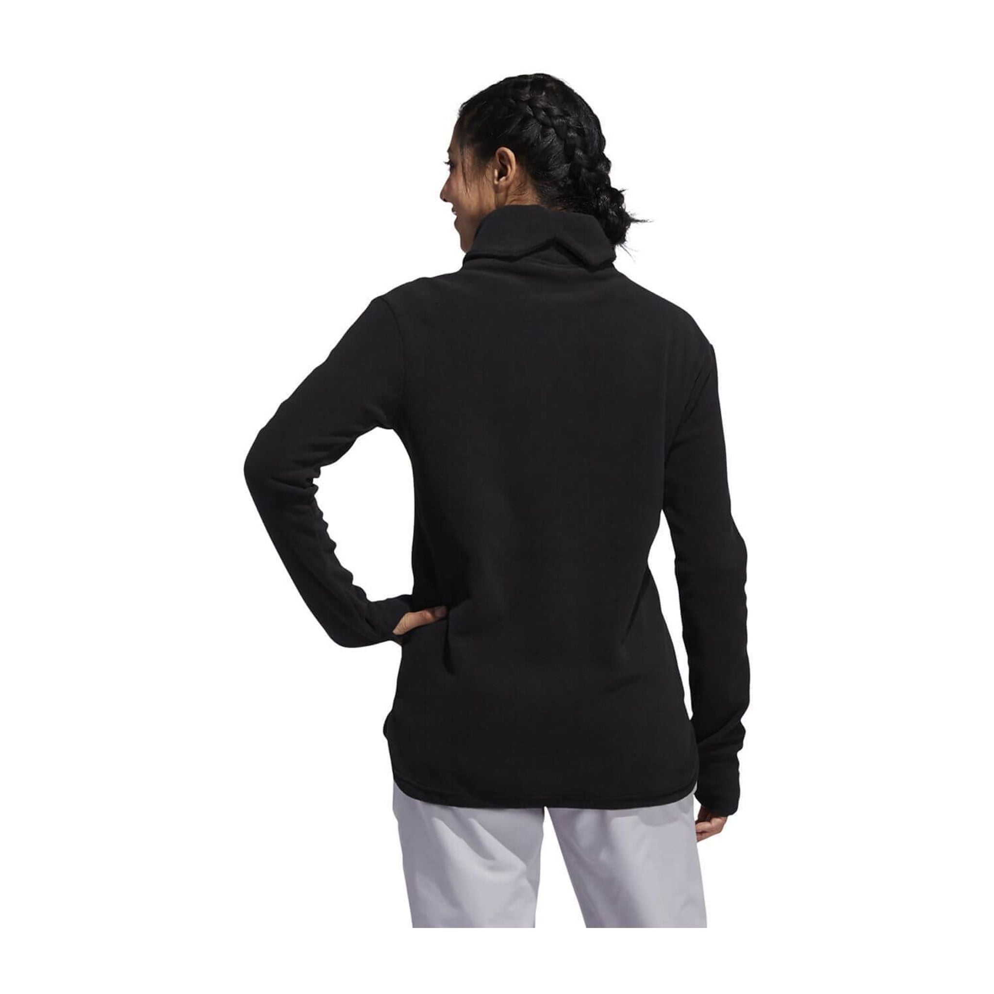 Pull Adidas W en polaire noire pour femme