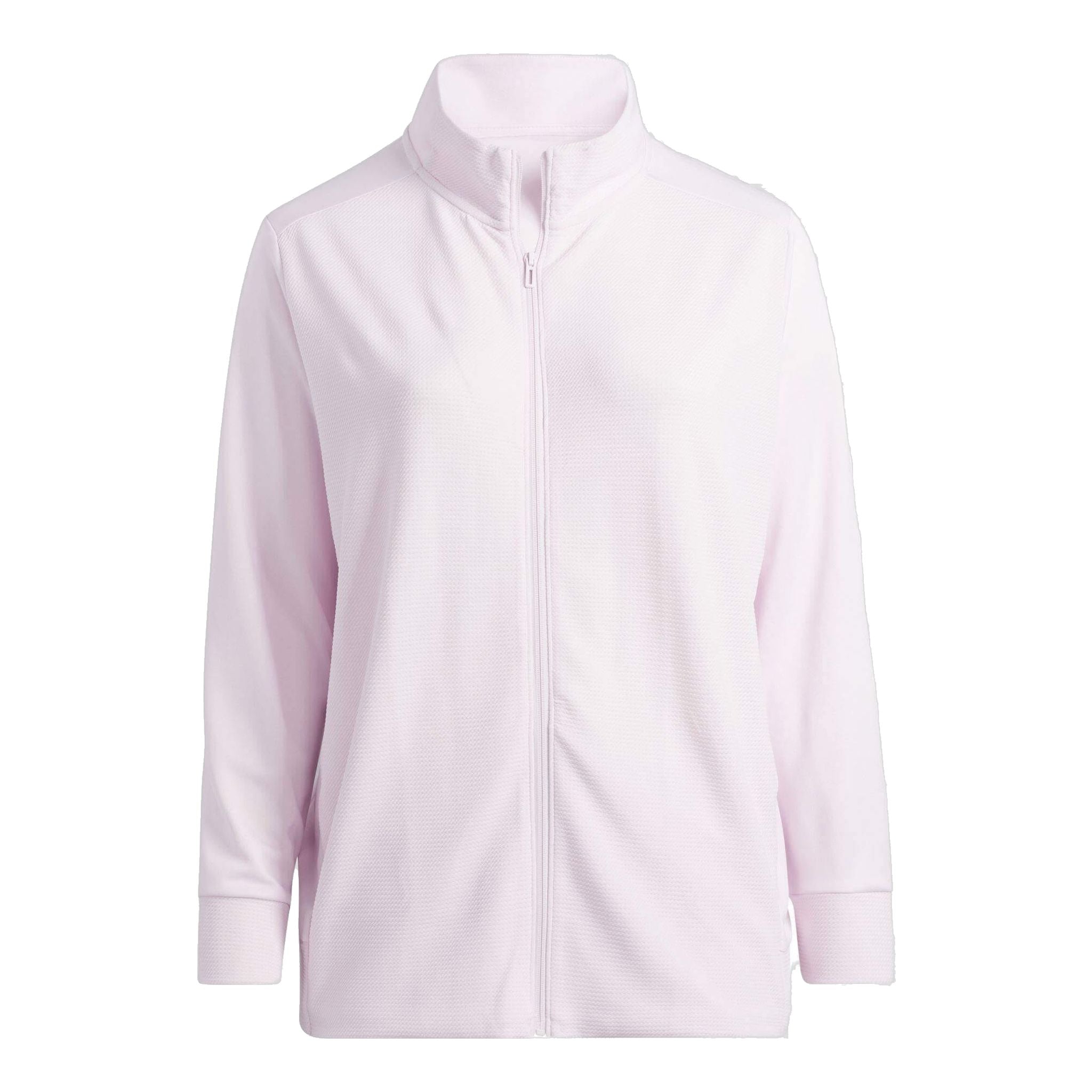 Veste Adidas W Texture à fermeture éclair intégrale rose pâle pour femme