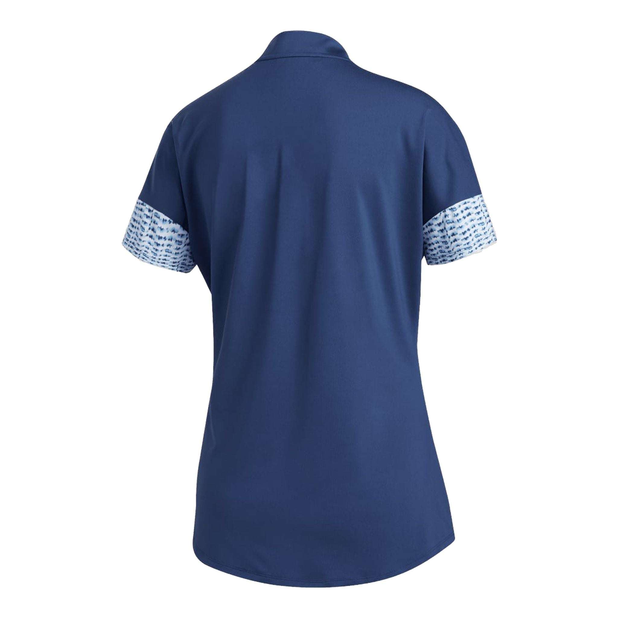 Polo Adidas W Ultimate imprimé à manches courtes indigo pour femme