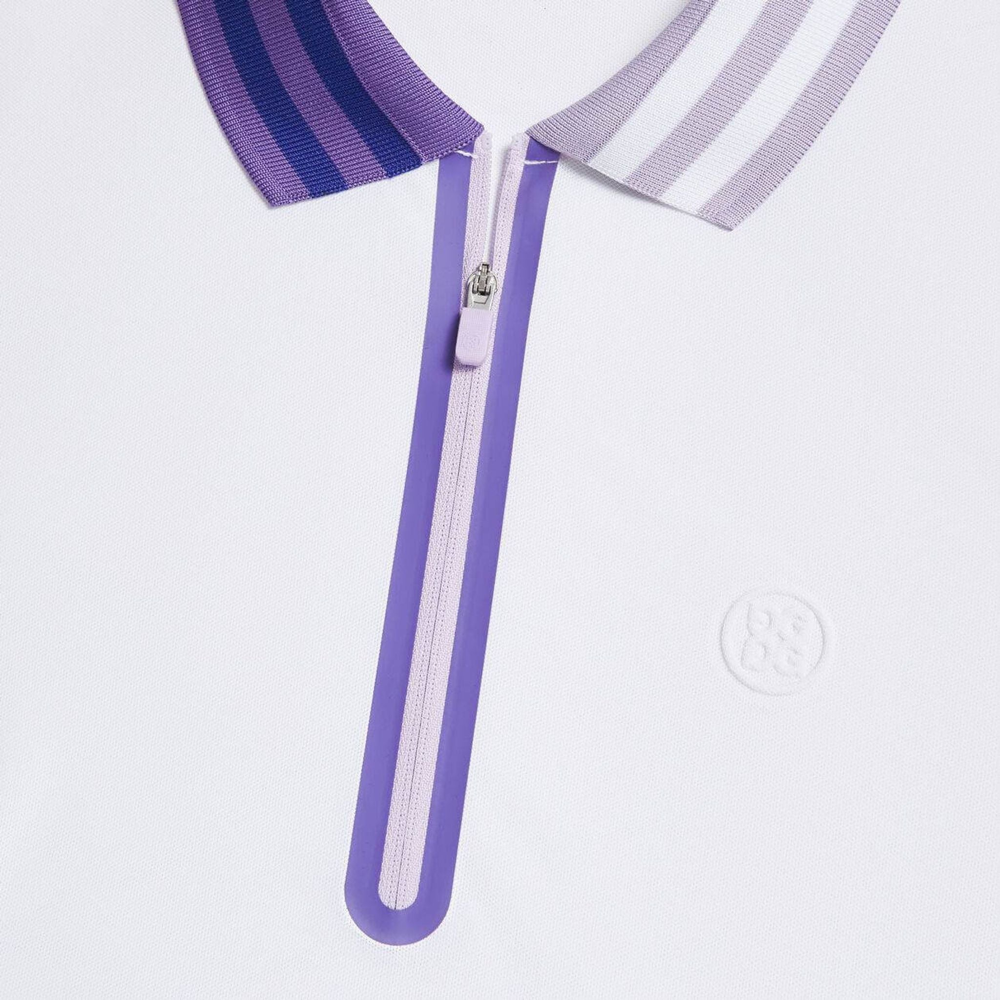 Polo sans manches GFORE 1/4 Zip Tech Piqué pour femme