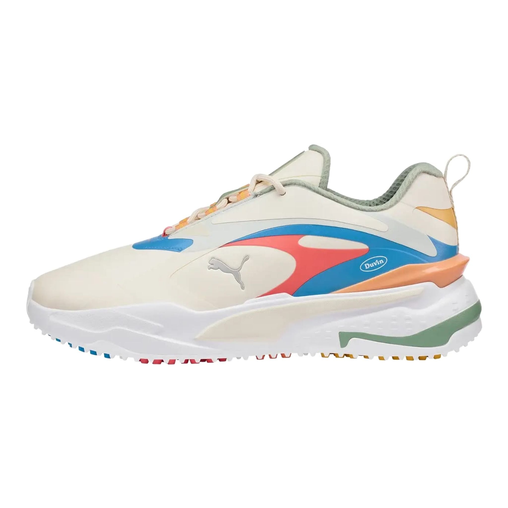 Chaussures Puma Duvin Gs Fast blanches/bleues pour hommes