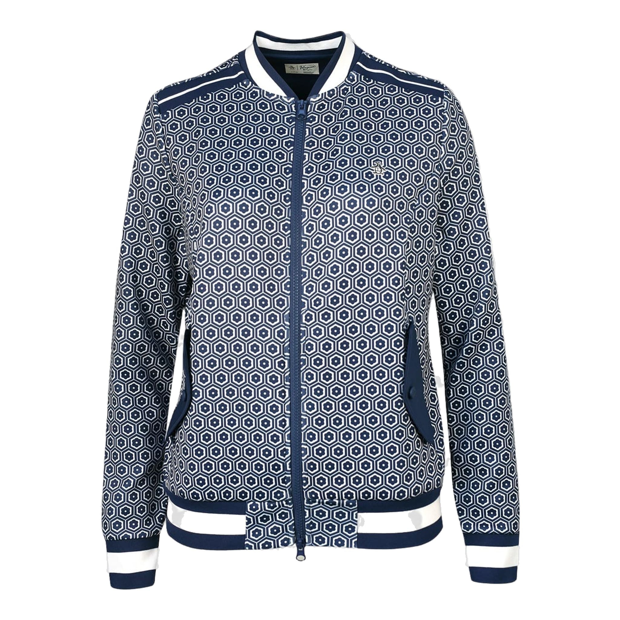 Veste de golf Original Penguin à fermeture éclair intégrale pour femmes